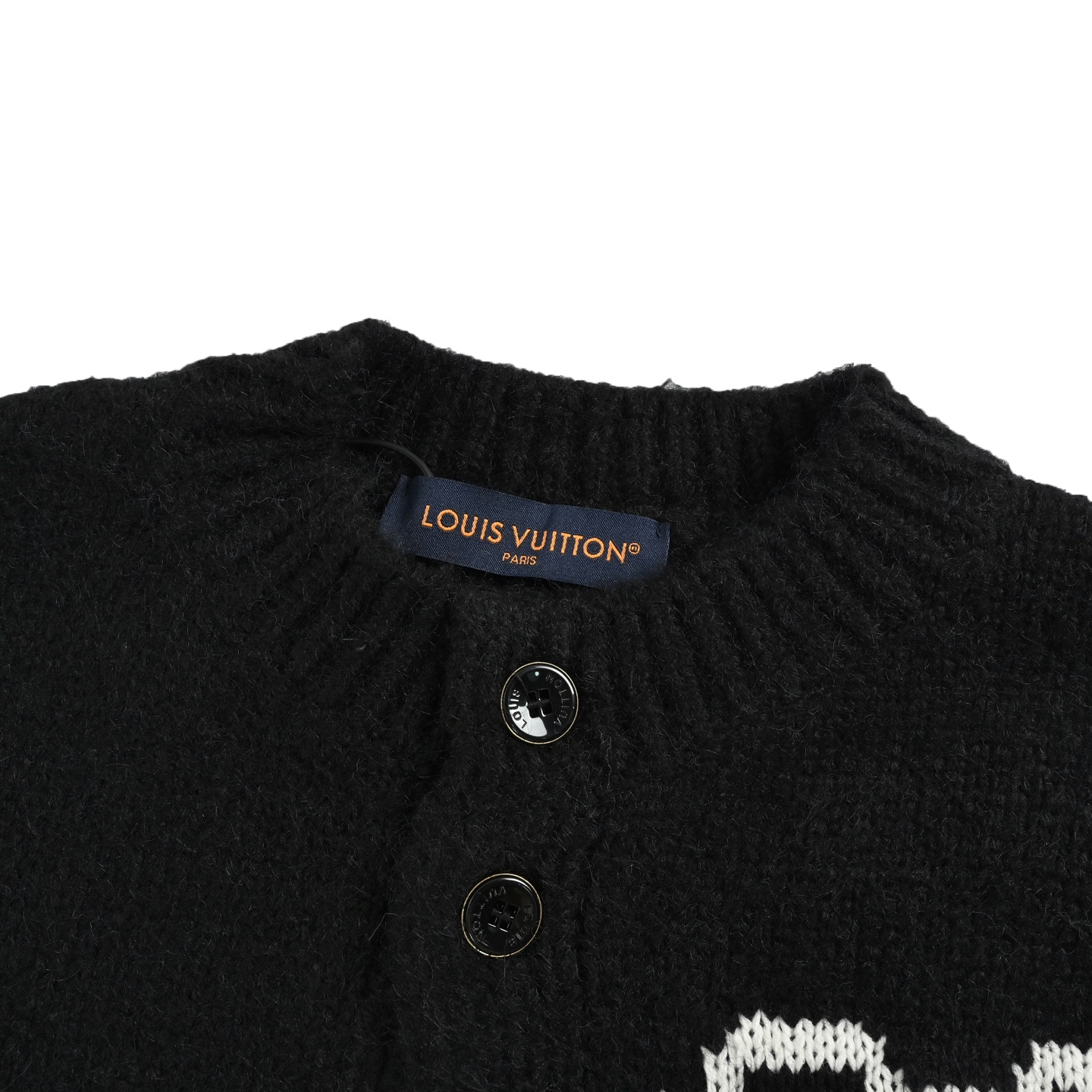 Louis Vuitton/路易威登 25Fw 提花徽标logo开衫毛衣