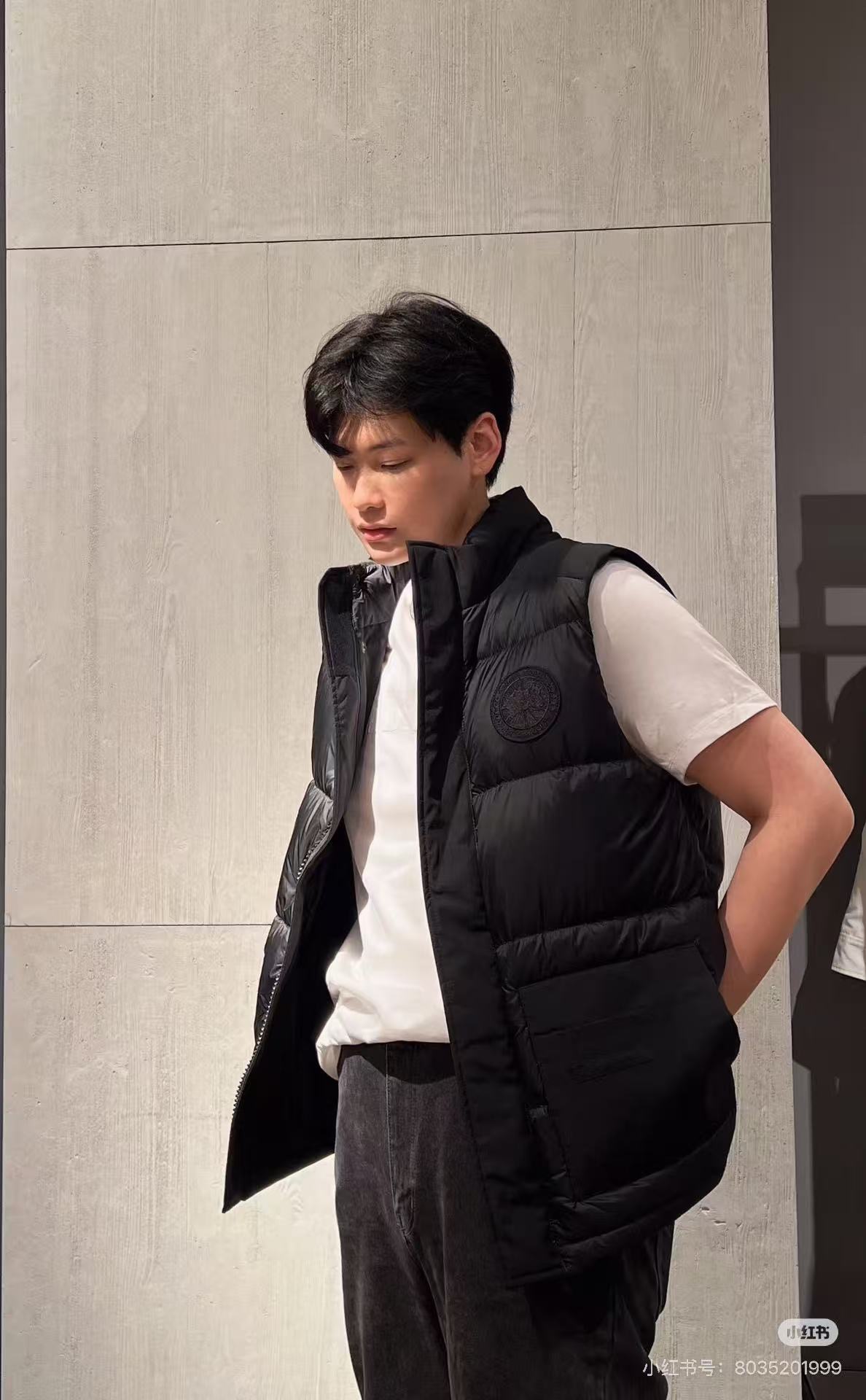 #Canada Goose/加拿大鹅 2057款羽绒马甲上身效果