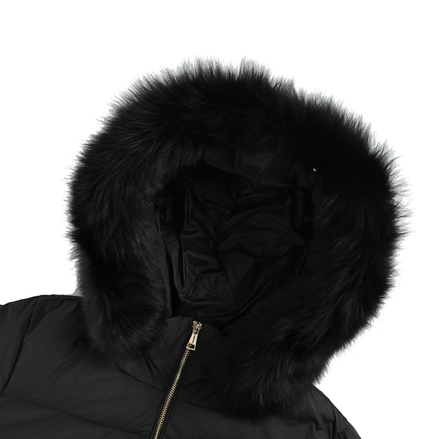 Moncler/蒙口 Laichefur毛领连帽羽绒服