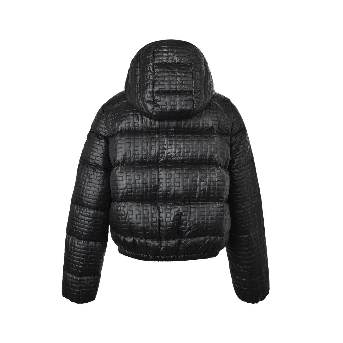 Moncler/蒙口 25Fw 几何绗缝连帽羽绒服 Moncler GISORS女士羽绒服 奶油白配色＋华