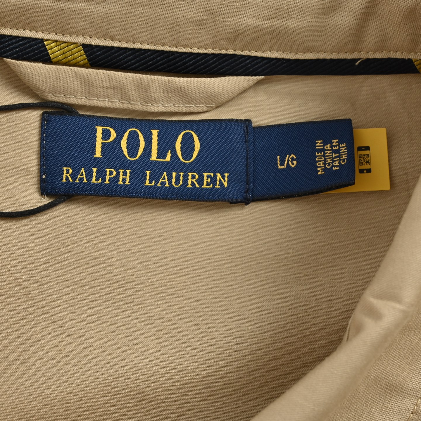 Ralph Lauren/拉夫劳伦 老钱风小马标刺绣夹克外套 经典的版型设计 复古设计外套 胸前小马标刺绣标志