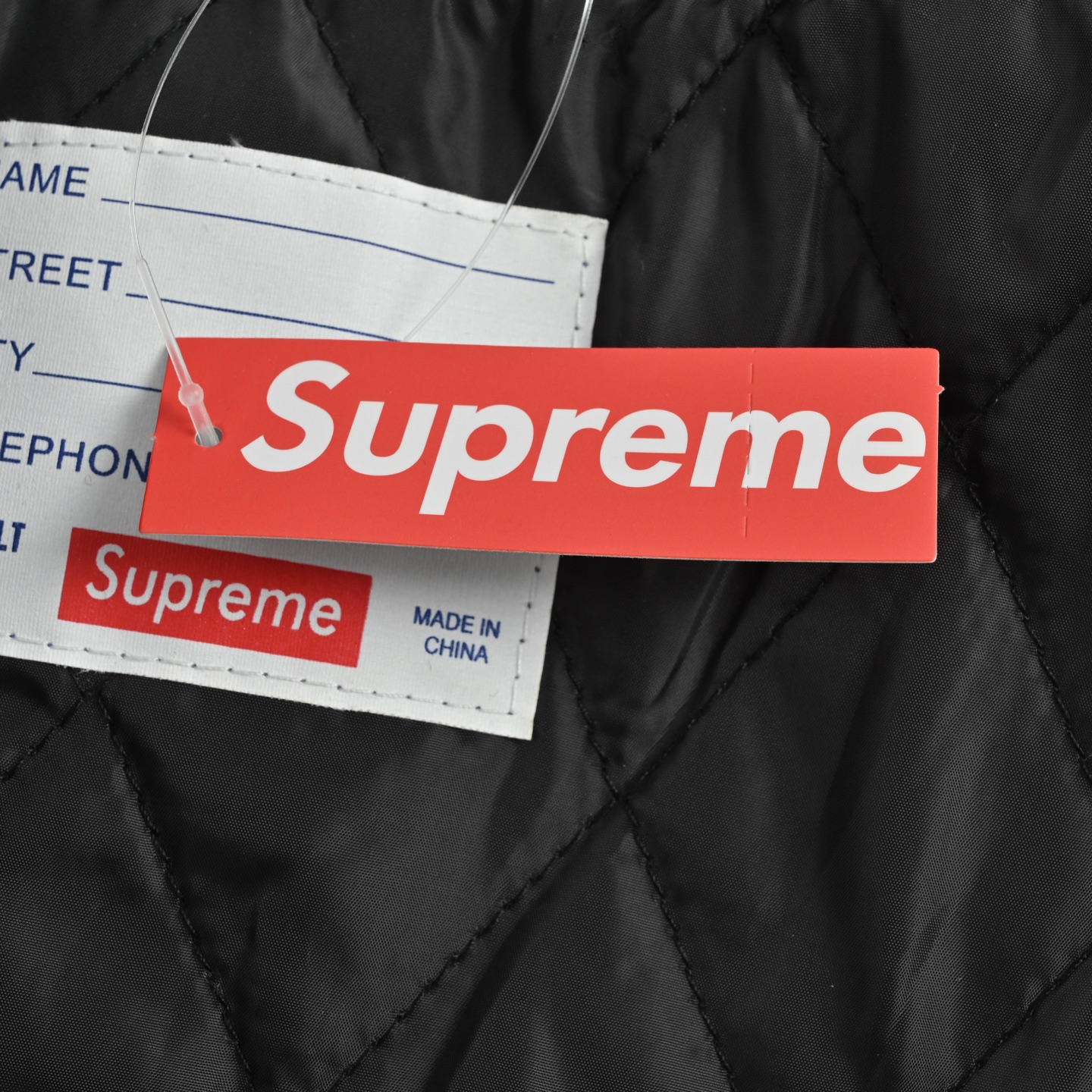 Supreme 雪尼尔贴花图案校队长袖棒球服 美式潮流夹克