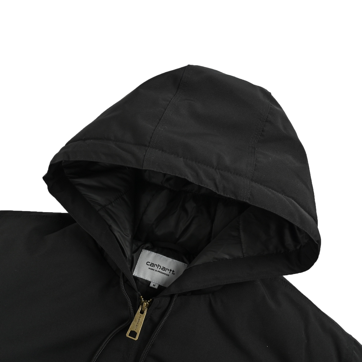 Carhartt WIP 卡哈特徽标连帽拉链棉服
