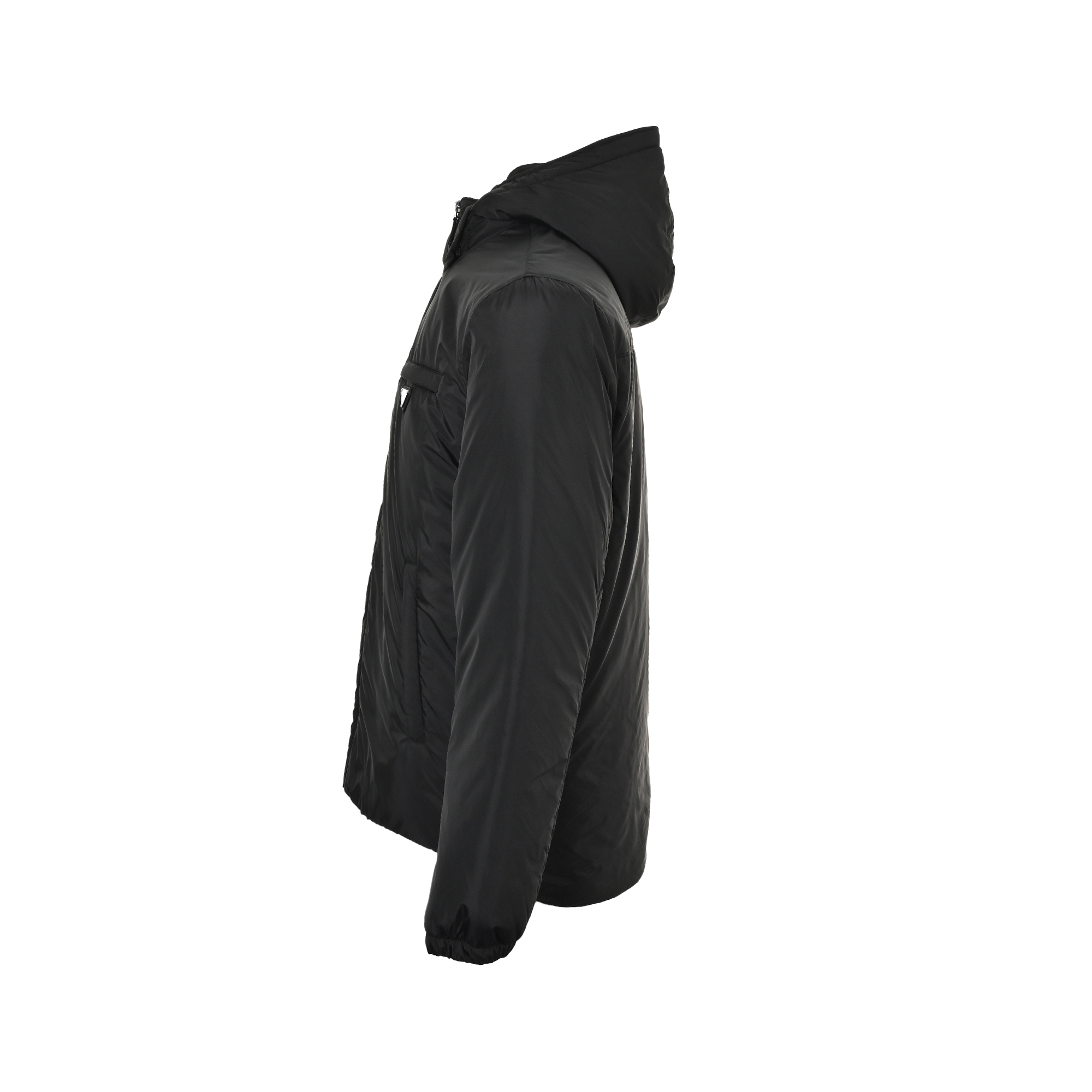 Prada/普拉达 三角标再生尼龙连帽羽绒服