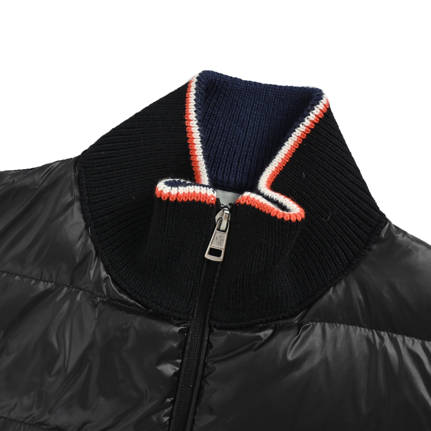 Moncler/蒙口 绗缝毛织拼接立领羽绒服