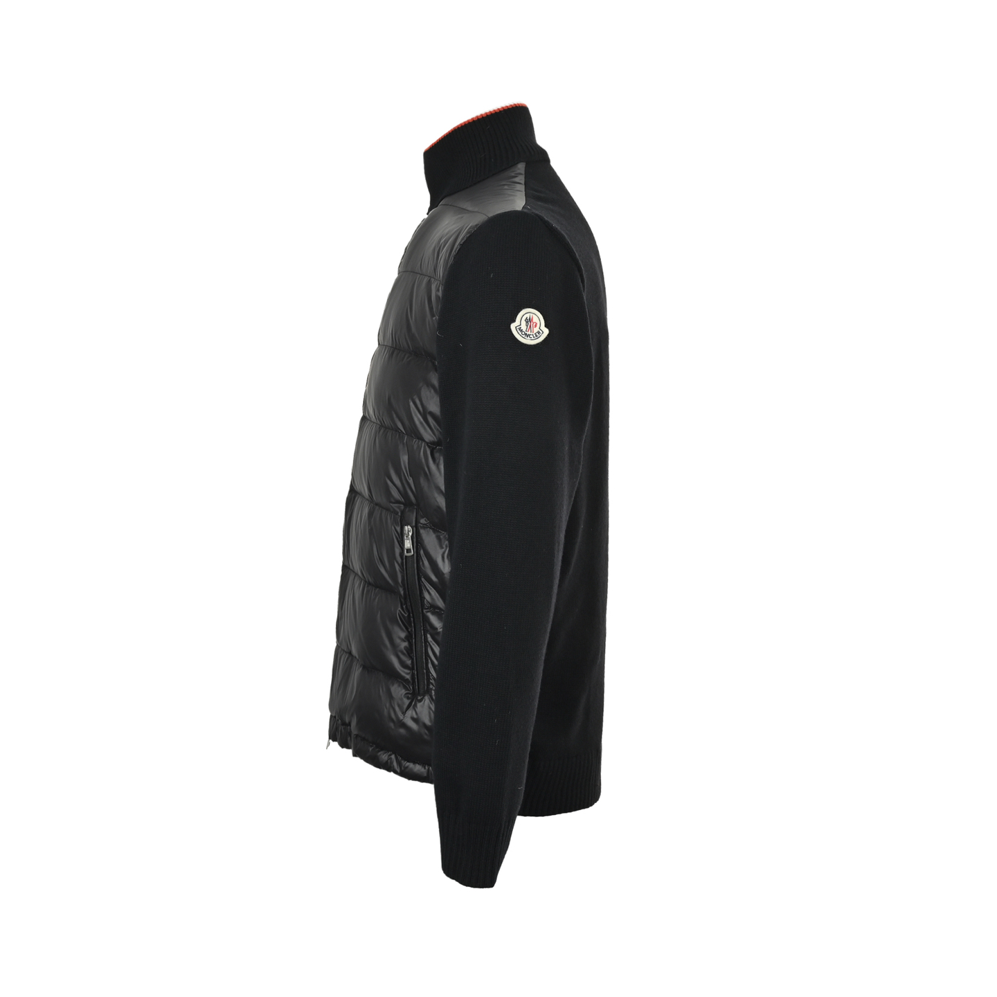 Moncler/蒙口 绗缝毛织拼接立领羽绒服