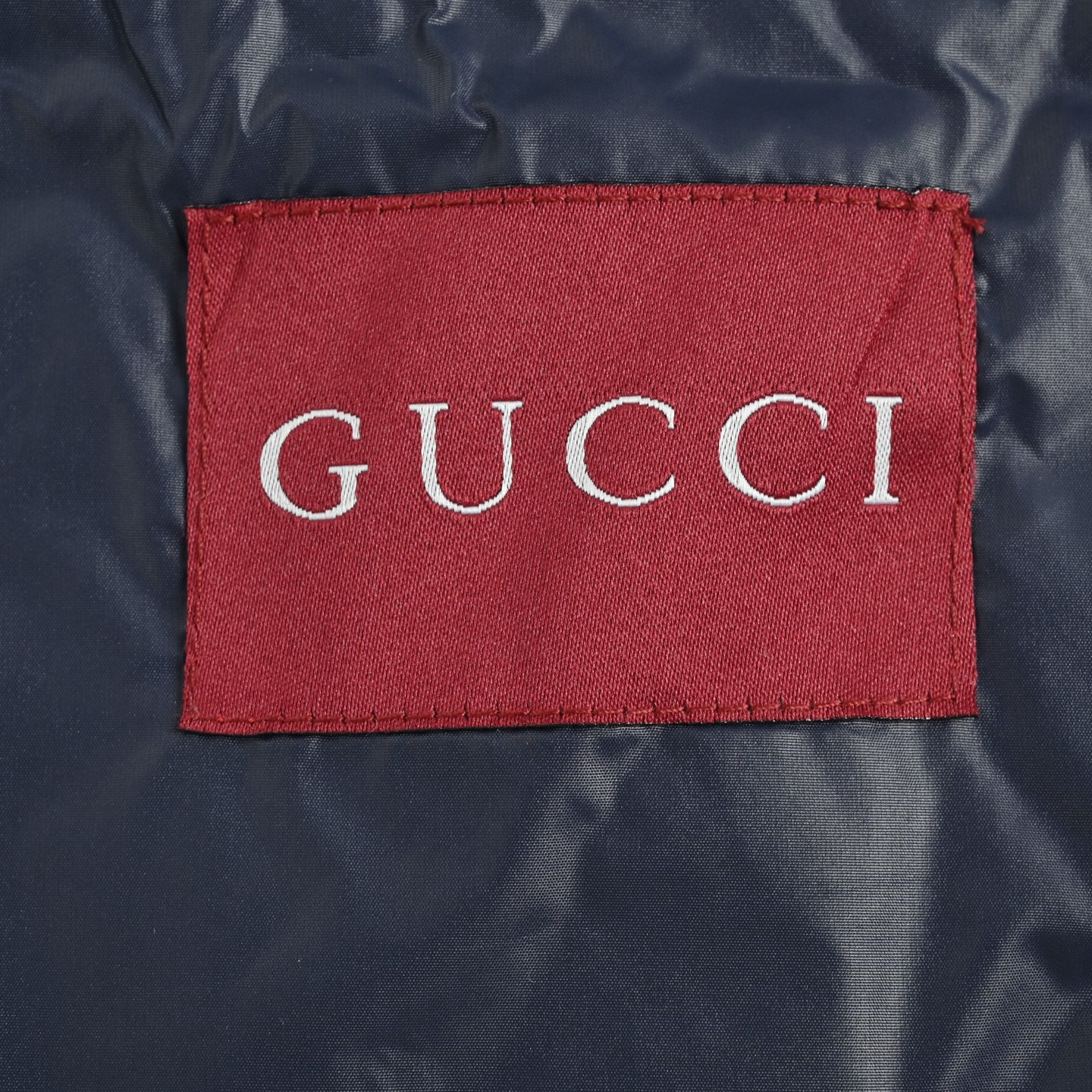 Gucci/古驰 25Fw 满印渐变连帽羽绒服 GUCCI渐变羽绒服 蓝深蓝渐变