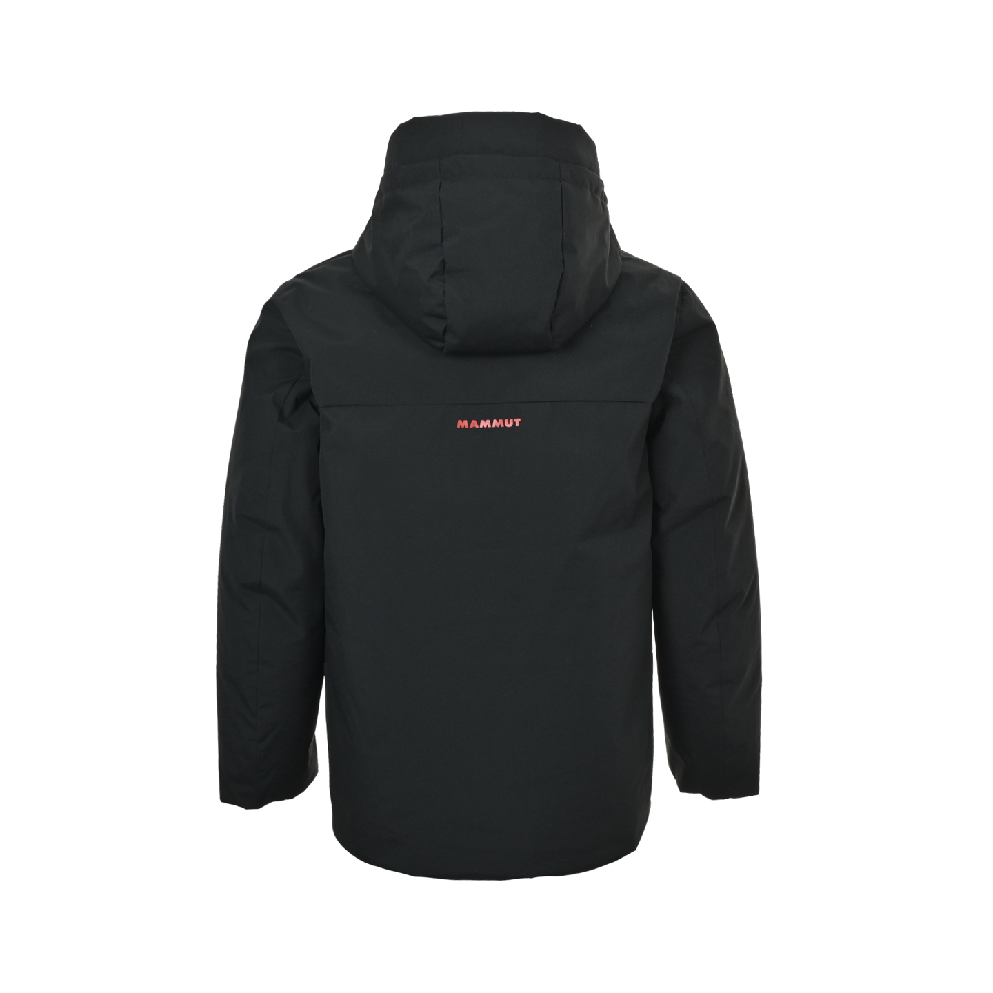 MAMMUT/猛犸象 象标字母连帽羽绒服 黑色 藏青色