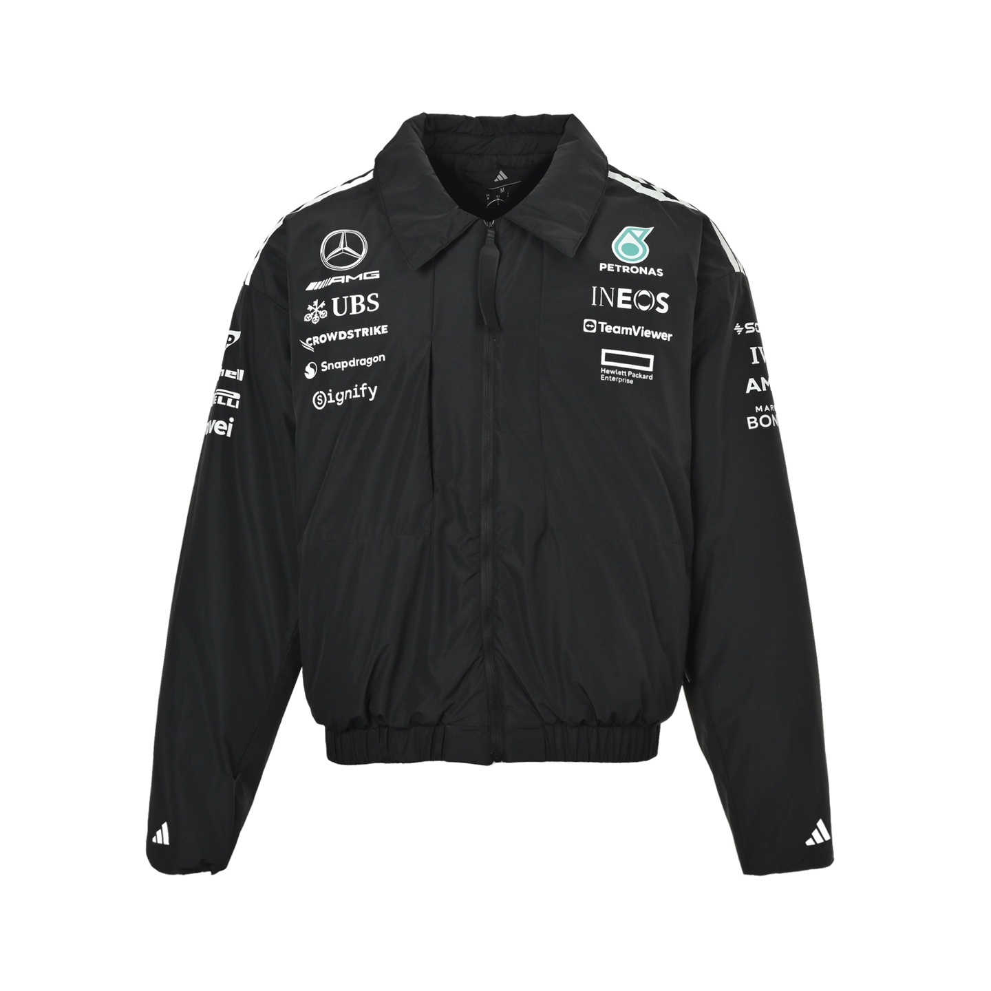 本地自取:  💰360
Adidas/阿迪达斯 梅赛德斯联名棉服外套
 联名款 MERCEDES - AMG SS25 PETRONAS F1 一级方程式车队 宽松拉链夹克外套 原版购入开发 上身超级好看容易搭配 细节对版 內里填充120g羽绒棉 轻薄上身臃肿 阿迪达斯和奔驰的重磅联名 巨帅的款 喜欢的抓紧冲
Size:S-XL