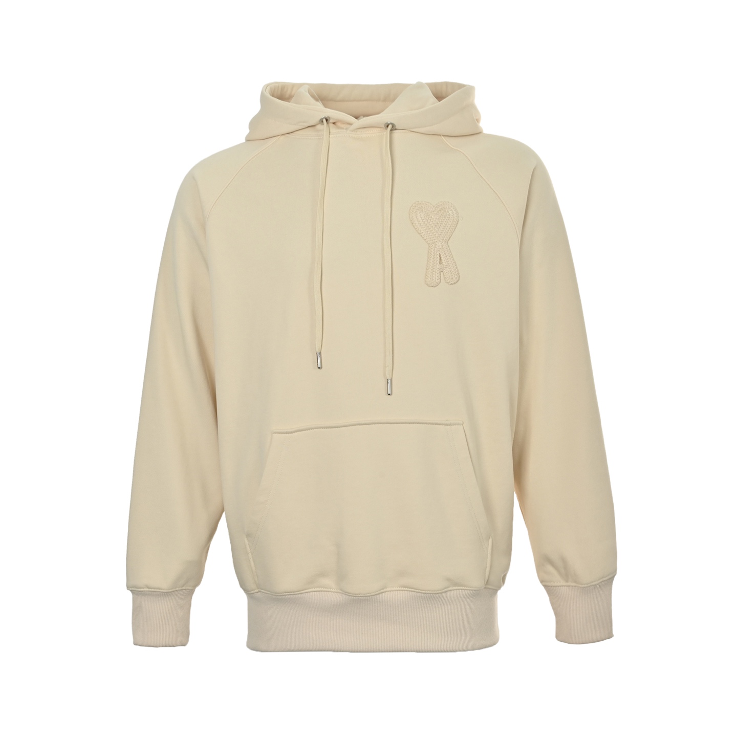 本地自取：💰220
Ami 爱心钩针刺绣连帽卫衣
抛开一切乱七八糟的话术 我们直接来到商品参数：
✅ 380g定制粗糙手感面料 
✅正确同色定染帽绳 搭配正确2孔吊钟 帽绳克重800g高密度纯棉 市面的帽绳只有200g左右 高品质的卫衣一大细节就是看帽绳 区别市面低货low货 
✅螺纹采用500g高克重重磅纯棉螺纹 同缸同色定织定染 与面料无色差 机洗水洗不易变形 
✅绣花采用正确立体毛巾绣 形状正确 区别市面平面平绣版本 
✅织带采用定染高密高厚度V型织带 对标官网
✅吊牌侧面悬挂 官网正确版本 2025版两张水洗唛 区别市面3张4张的乱贴错误版本
✅版型遵照官网 全球购上架无压力 
✅正确12c高克重包装
Size:S-XL 
颜色：黑色 藏青 杏色 杏红