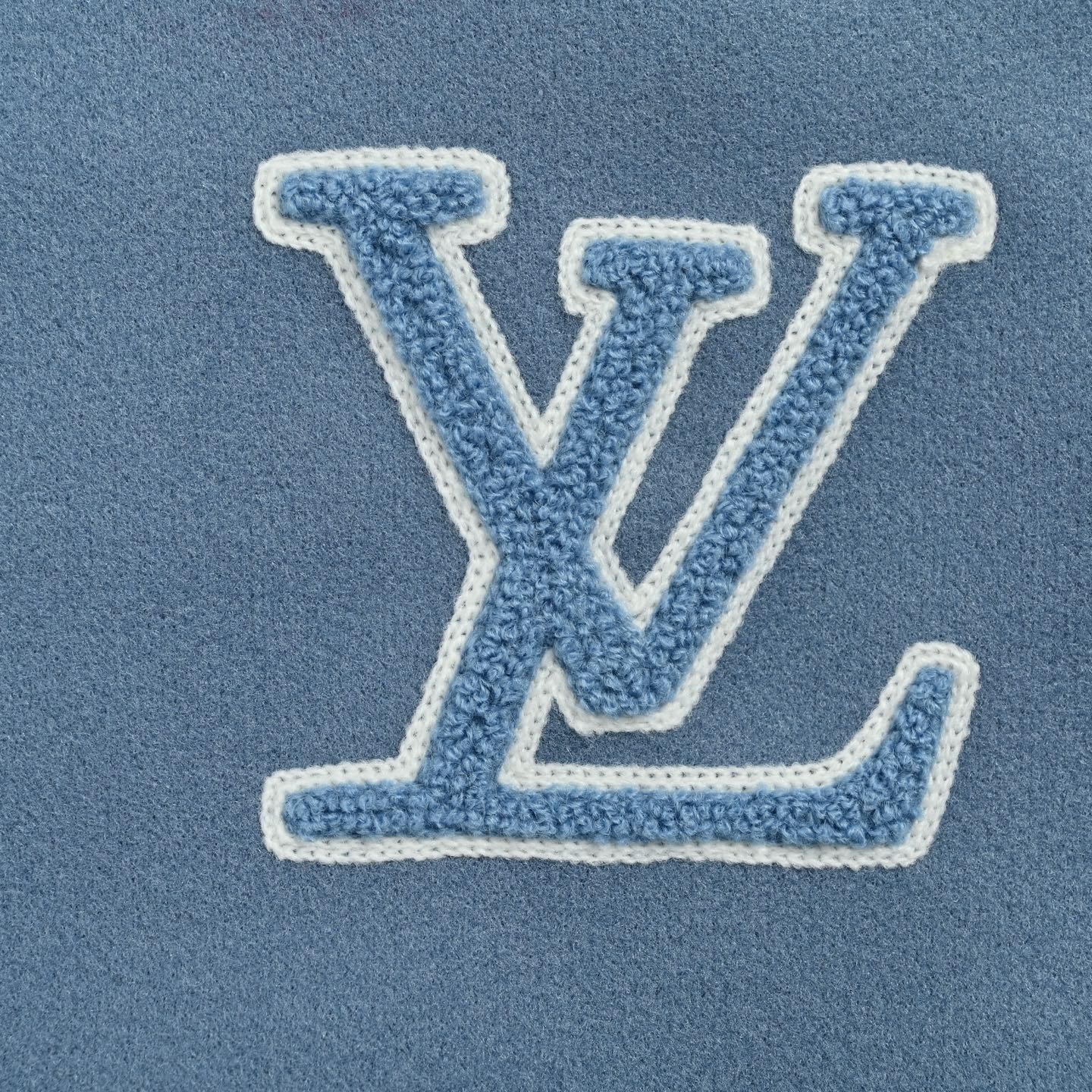 Louis Vuitton/路易威登 徽标刺绣皮质拼接夹克棒球服