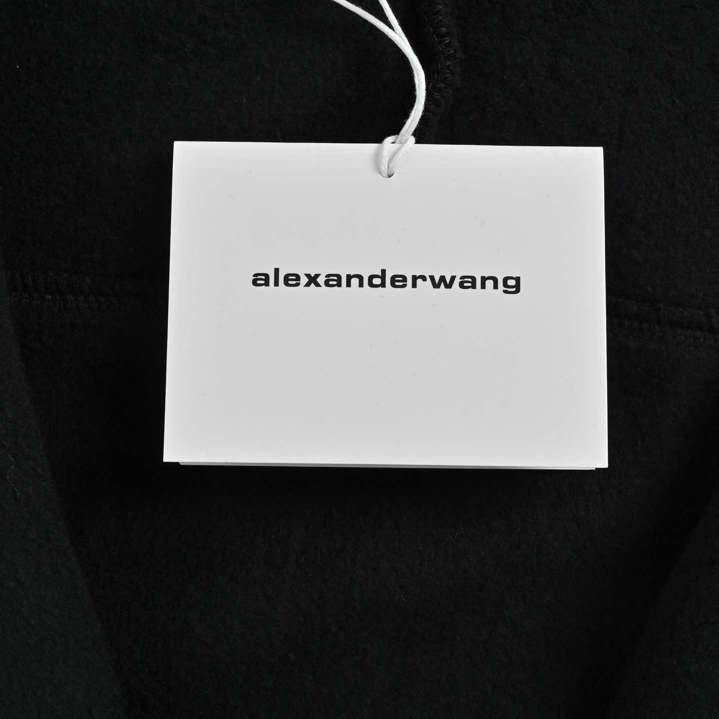 Alexander Wang/亚历山大王 25Fw 纯色廓形拉链连帽外套