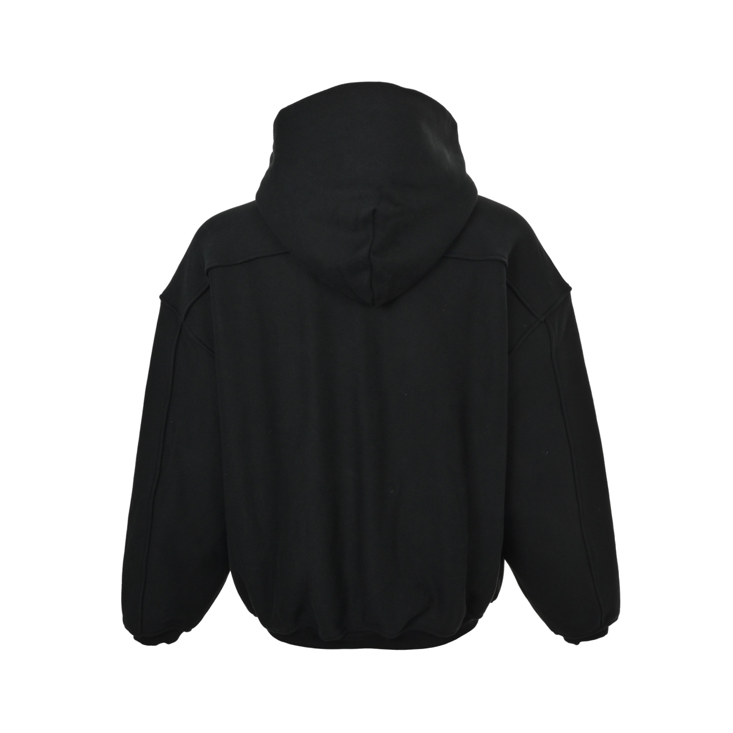 Alexander Wang/亚历山大王 25Fw 纯色廓形拉链连帽外套
