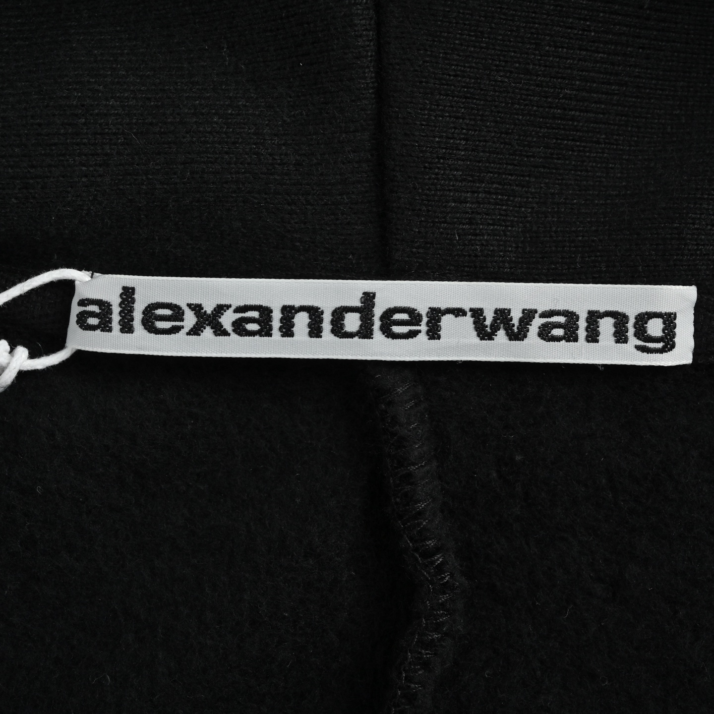 Alexander Wang/亚历山大王 25Fw 纯色廓形拉链连帽外套