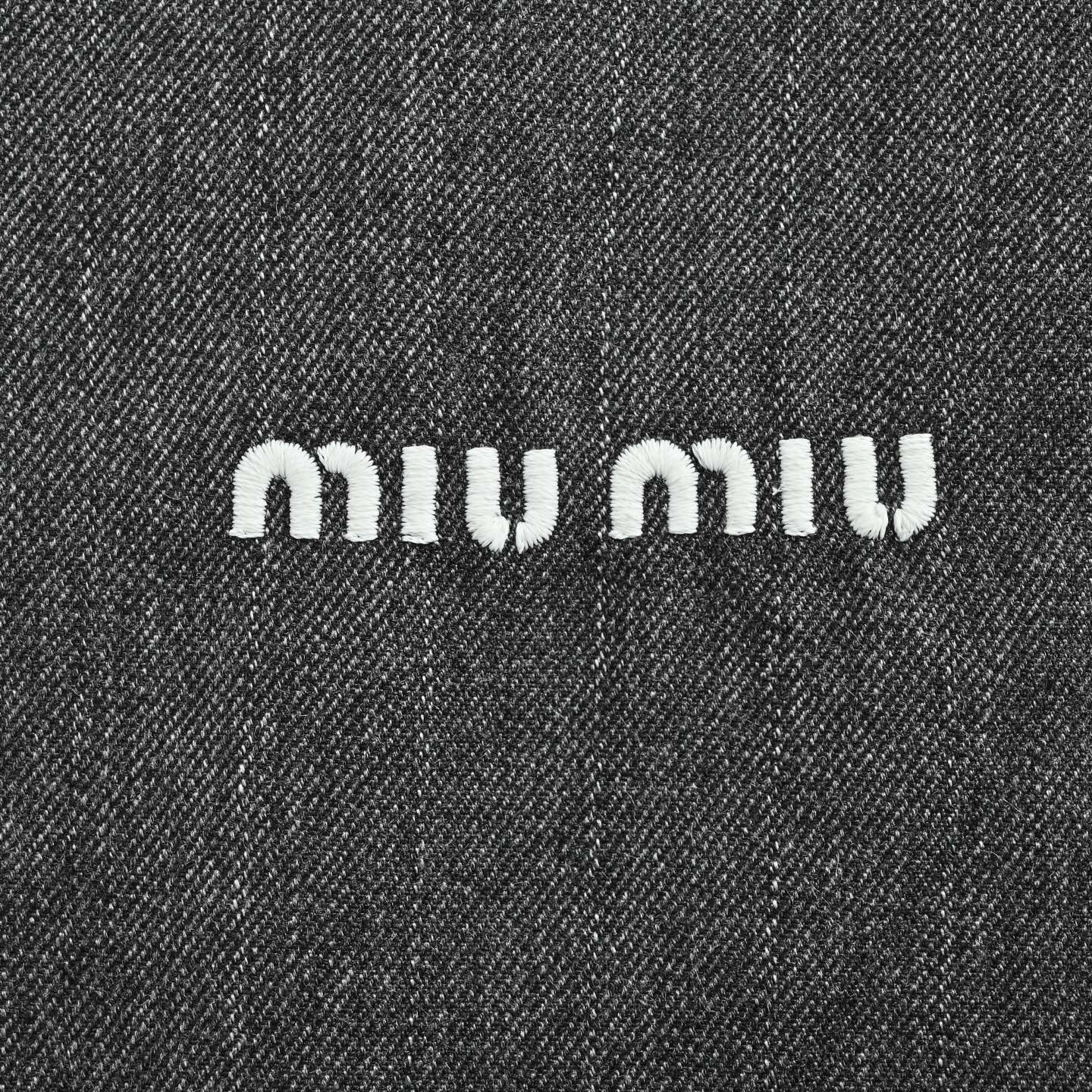 Miu Miu/缪缪 细条纹套装拉链夹克外套