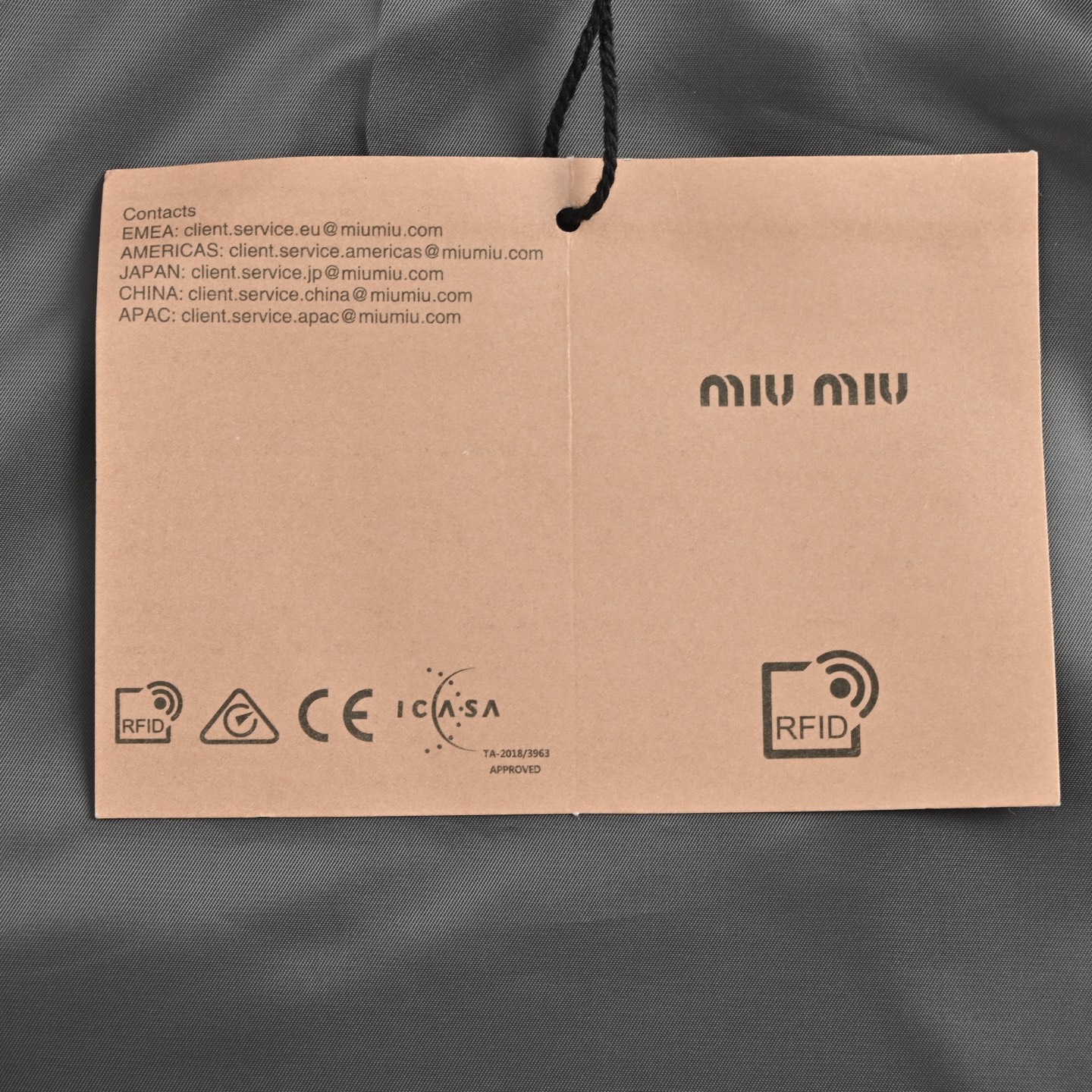 Miu Miu/缪缪 细条纹套装拉链夹克外套