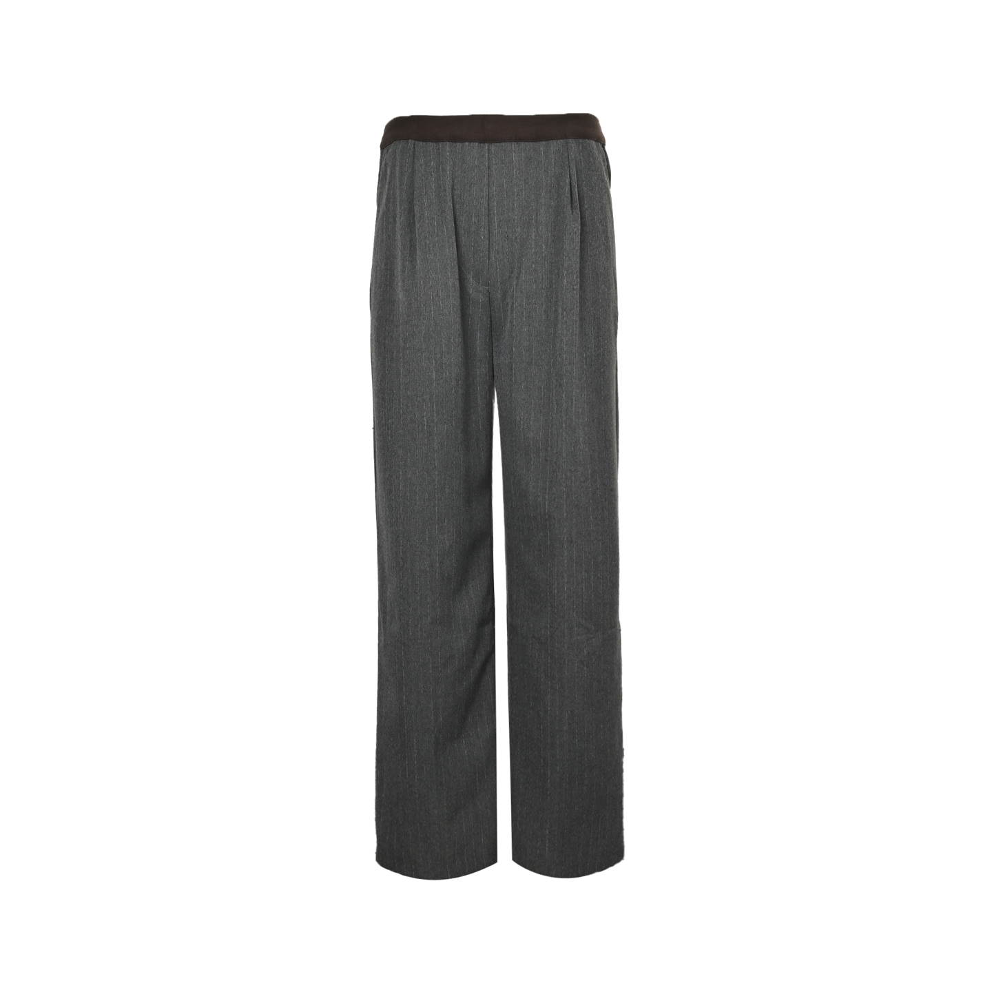 本地自取：💰260
Miu Miu/缪缪 细条纹套装直筒长裤
正品20300购入开发，380克条纹提花羊毛混纺面料，人丝里布，扁机罗纹，面料酵洗，进口刺绣，定制裤绳、合身版型
Size:S-XL