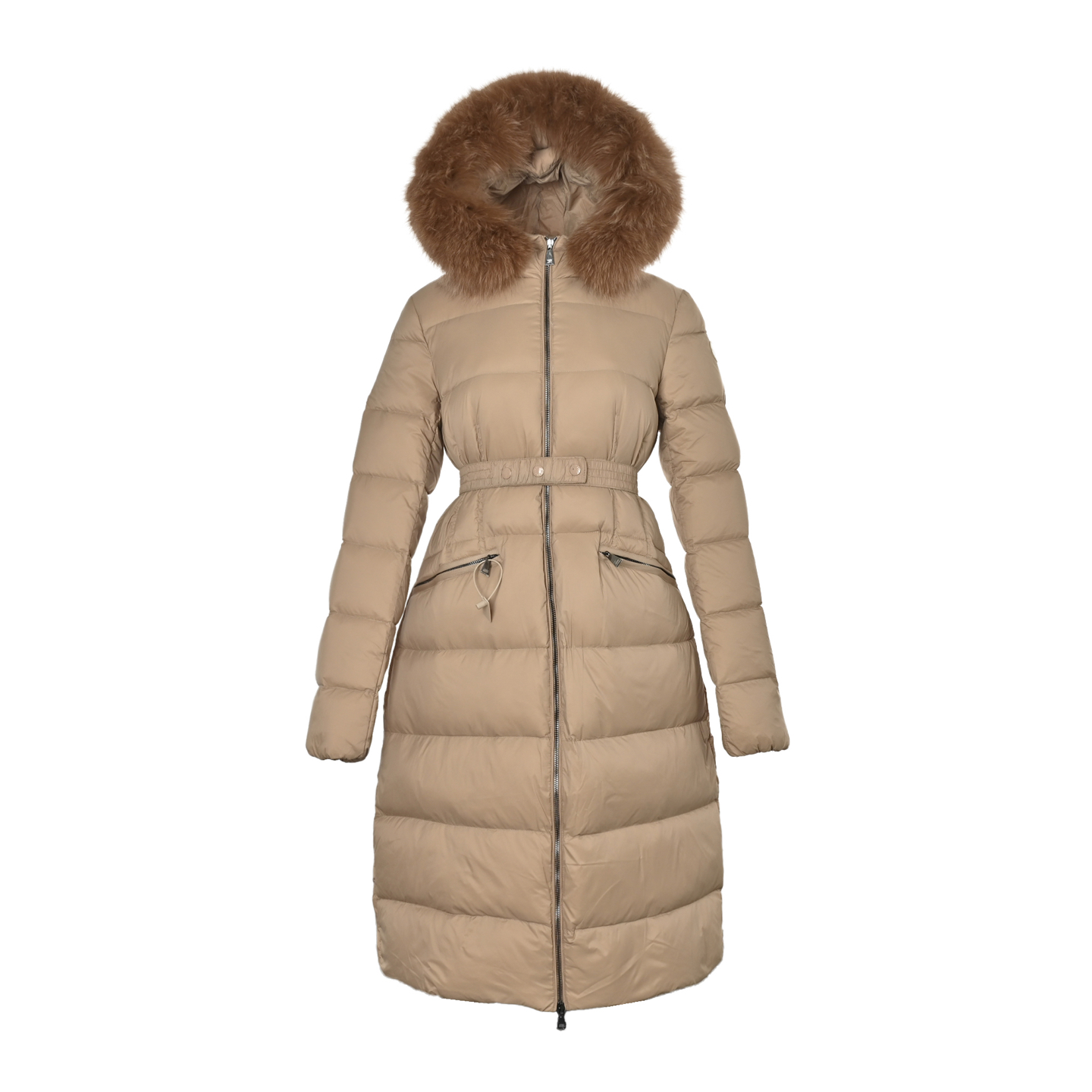 本地自取:💰740
Moncler/蒙口 Hermifur毛领收腰长款羽绒服
蒙口MONCLER HERMIFUR系列中长女款羽绒服
重工艺尼龙羽绒长款羽绒服
连衣风帽搭配可拆卸火狐狐狸真皮草毛领
镀色五金压铸拉链加无形按扣前门襟
搭配原色腰带,三等格按扣,可自由调节松紧
腰部以上拉梁两边设四条内缝线,收腰显瘦不臃肿
双层翻盖口袋搭配黑色涂漆按扣
所有颜色外套均搭配原色腰带,三等格按扣,可自由调节松紧
面料柔软舒适,绒蓬松度好,修身剪裁上身轻盈利落保暖不臃肿
颜色; 白色 黑色 卡其色
Size:1-4