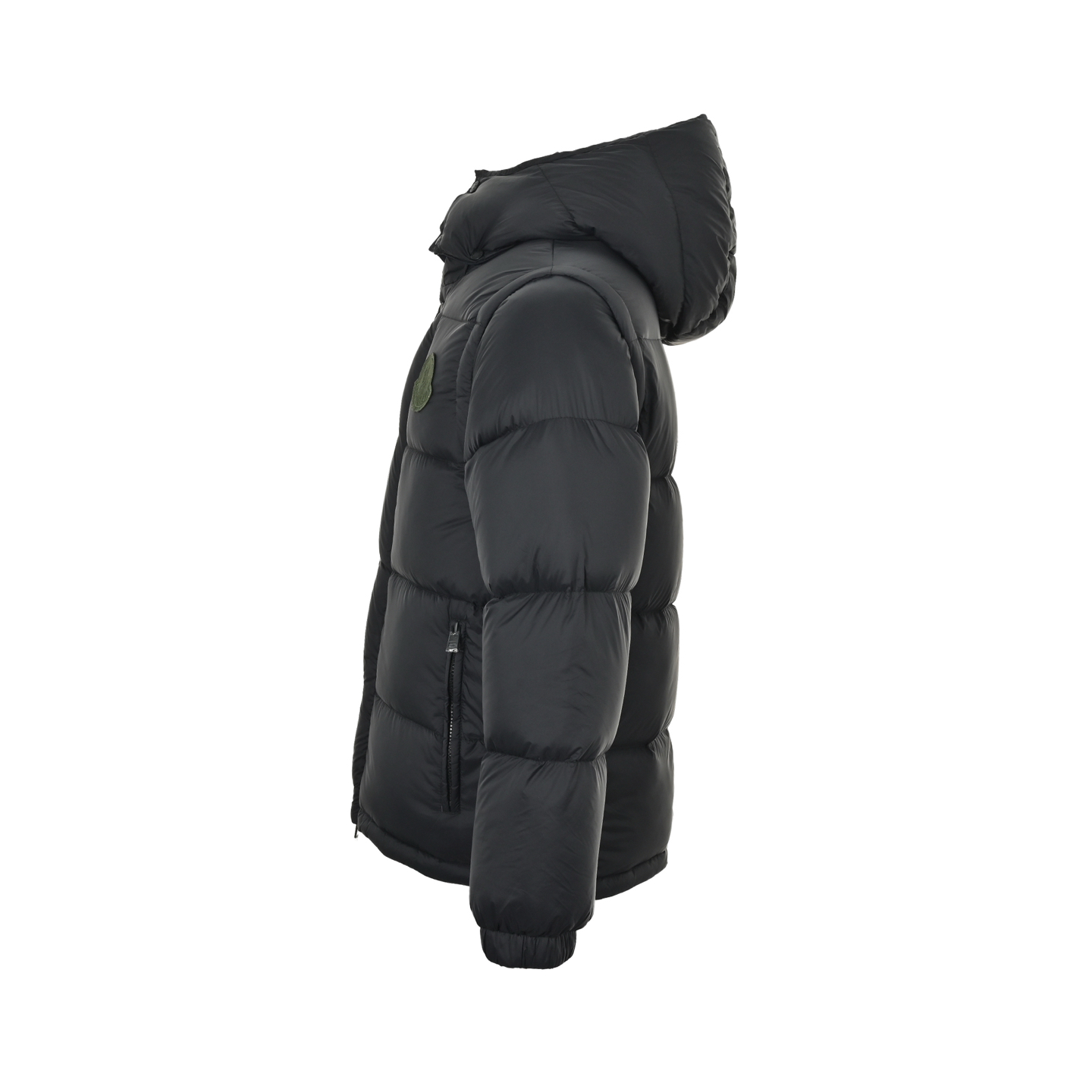 #90绒版本 Moncler/蒙口 CYCLONE 大标袖子可拆卸连帽羽绒服 Moncler Cyclone系列羽绒服