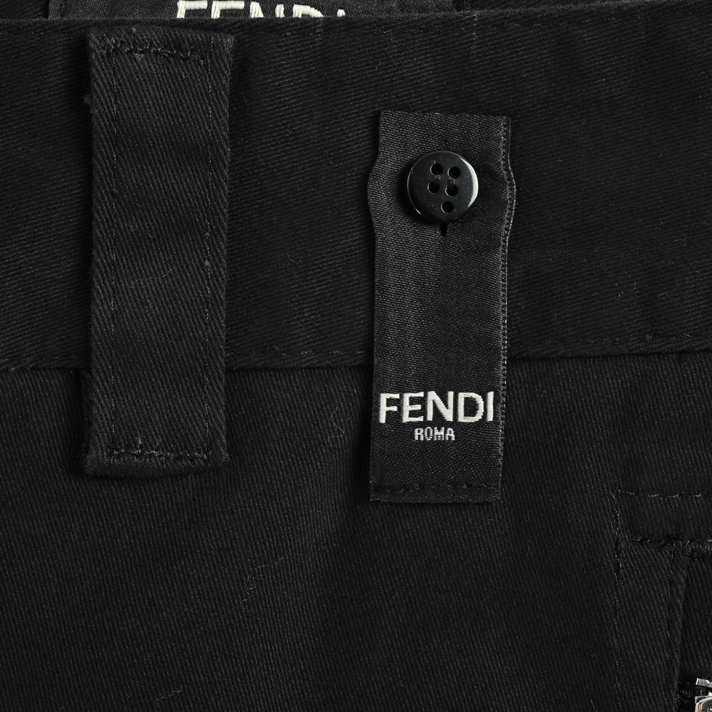 Fendi/芬迪 25Fw 口袋FF提花长裤