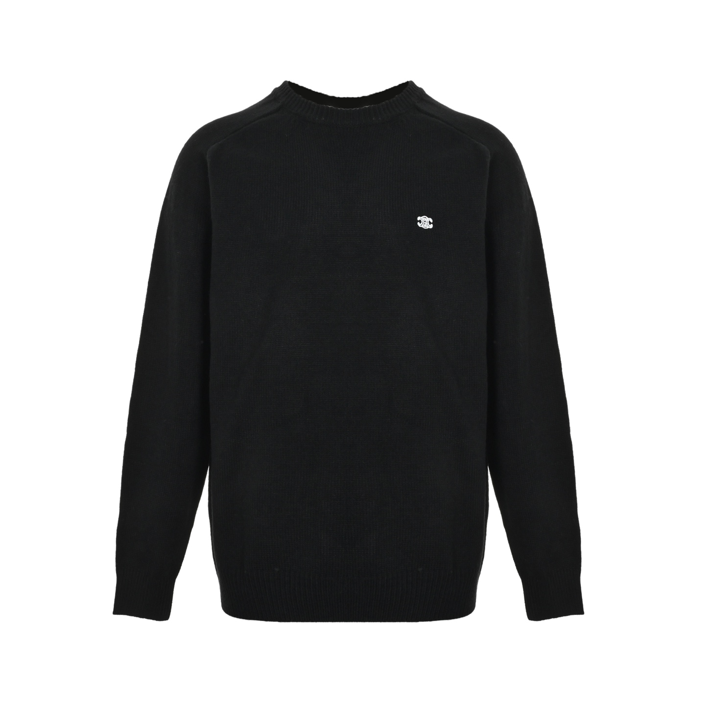 本地自取:  💰260
Celine/赛琳 凯旋门后背字母毛巾绣毛衣
原版杭州国专7900购入，近期的一款热门毛衣，
定纺染纱成分，100%羊毛纱线，
所以裸穿也绝对亲肤超级柔软了，
刺绣采用TAJIMA进口机台加工，后背
定制辅料，做工品质还是非常好的，适合秋冬搭配，版型宽松。
颜色：黑色，白色, 灰色
Size:XS-L