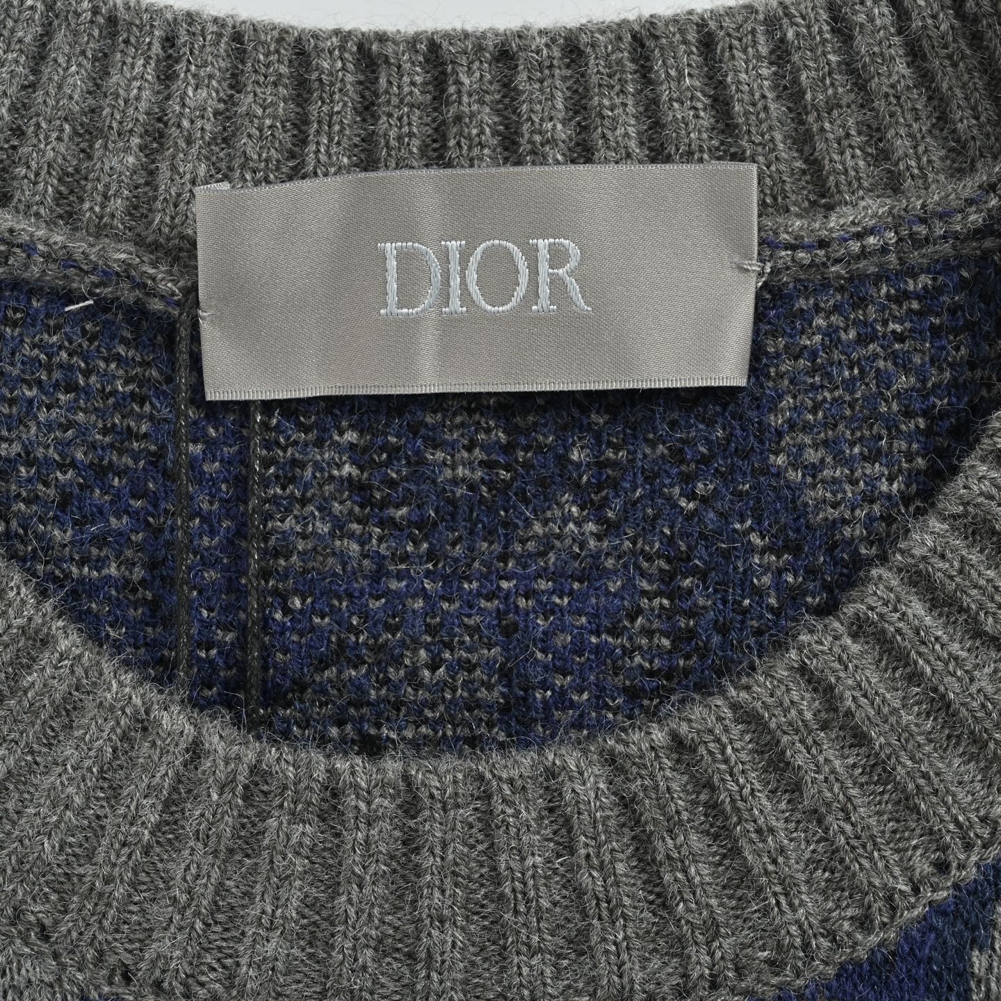 Dior/迪奥 满幅渐变Dio提花圆领毛衣