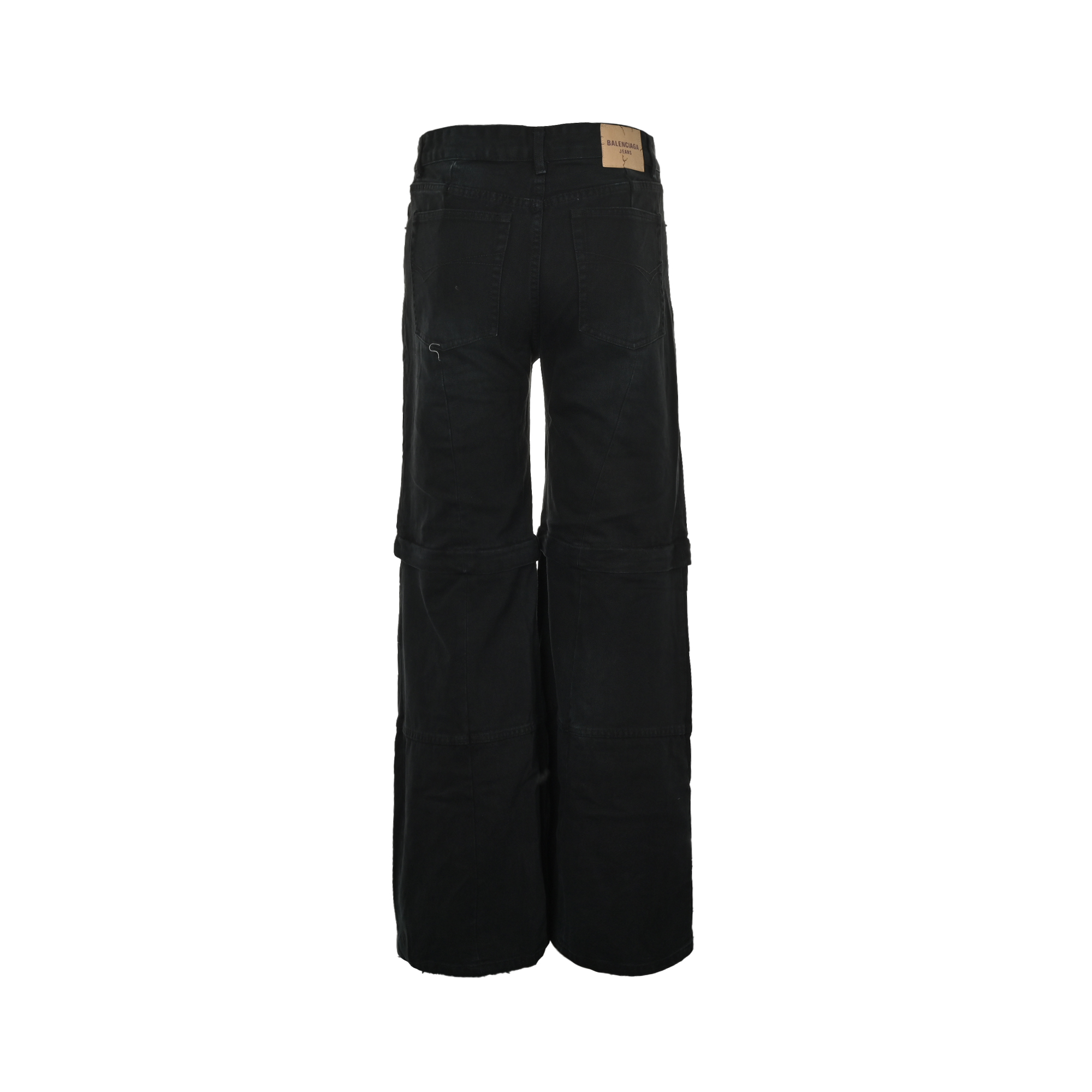 Balenciaga/巴黎世家 拆卸喇叭工装牛仔裤
