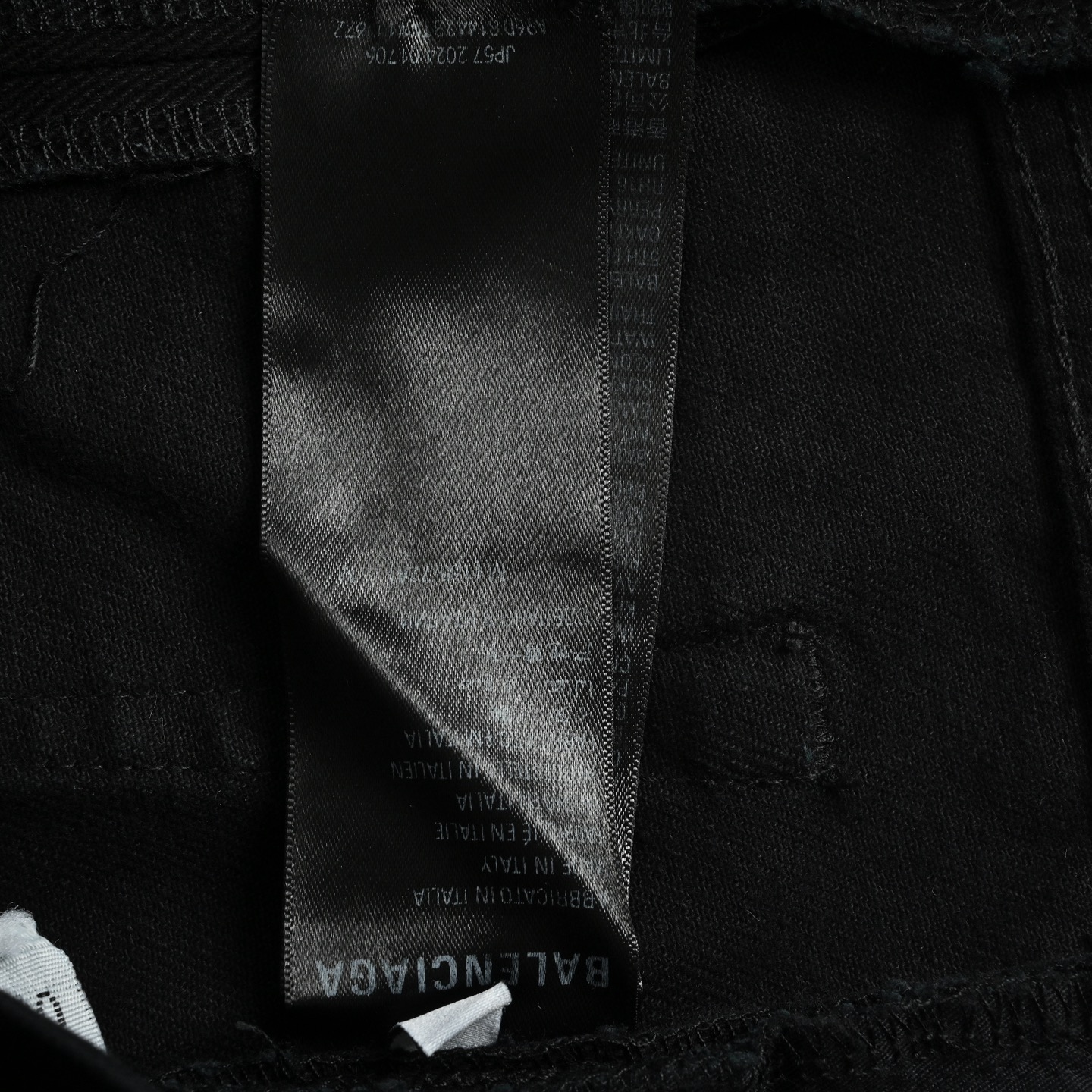 Balenciaga/巴黎世家 拆卸喇叭工装牛仔裤