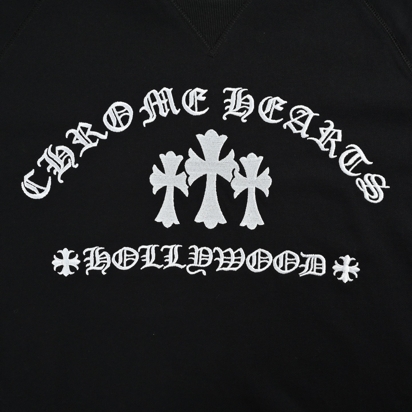 Chrome Hearts/克罗心 十字架刺绣圆领卫衣