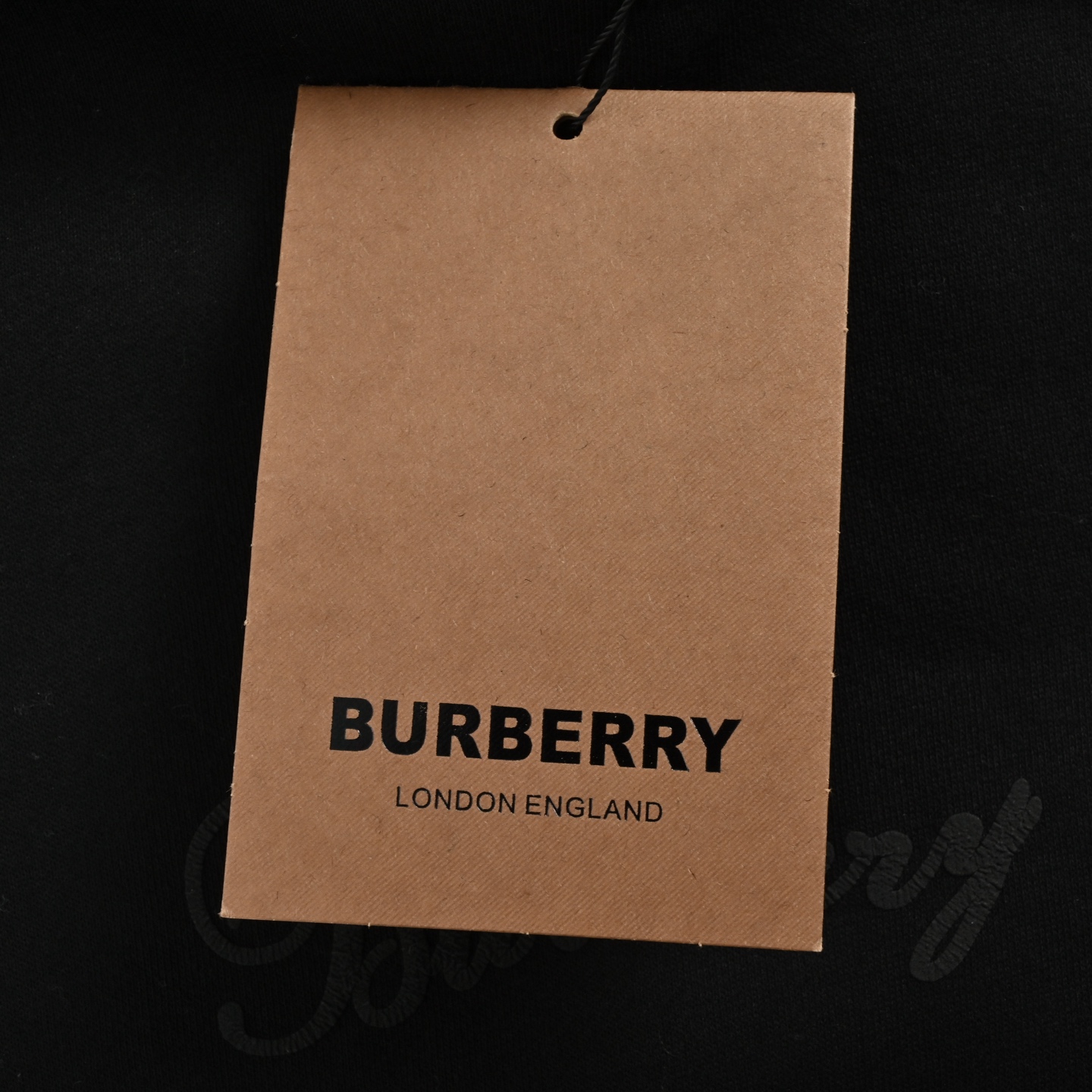Burberry/巴宝莉 25Fw 签名格纹字母印花连帽卫衣 oversize版型 宽松