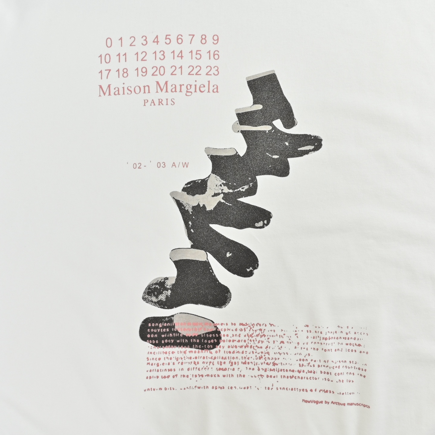 Maison Margiela/马吉拉New Vogue 联名款圆领卫衣 白色