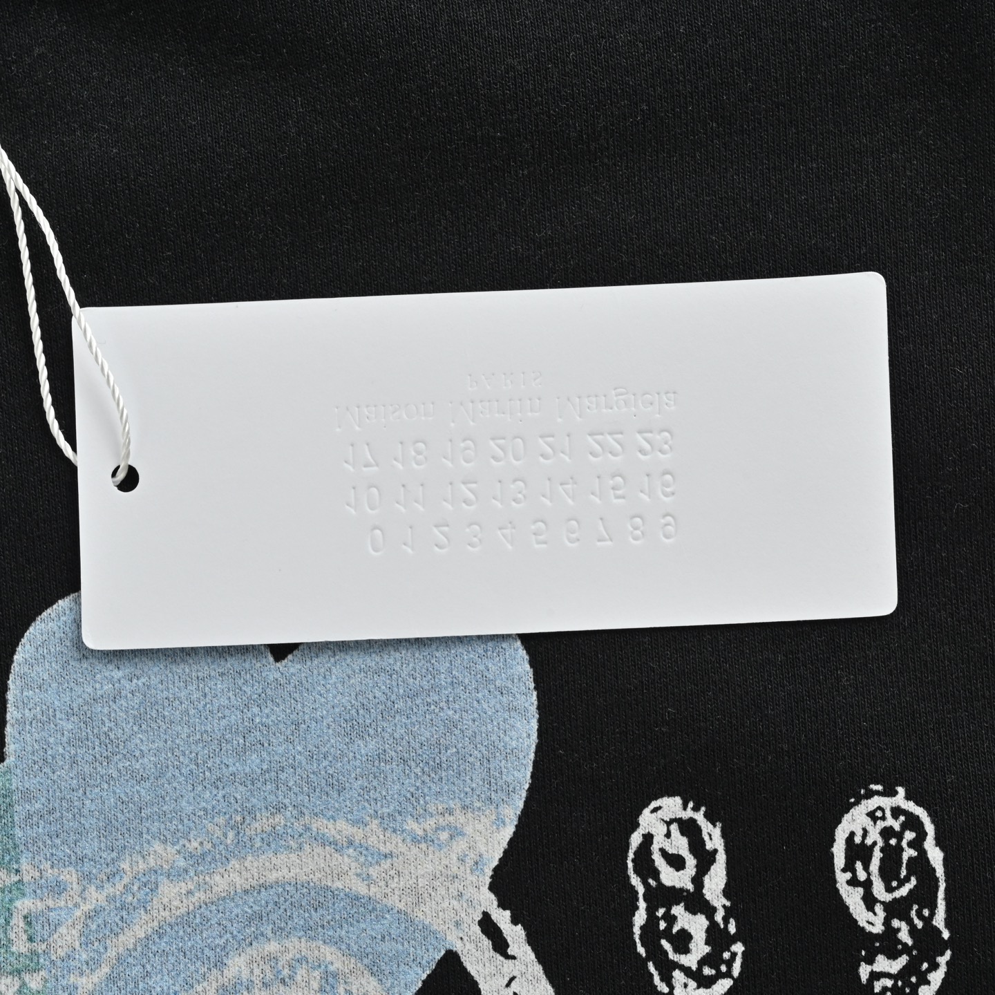 Maison Margiela/马吉拉 爱心数字印花圆领卫衣 黑色 圆领 棉