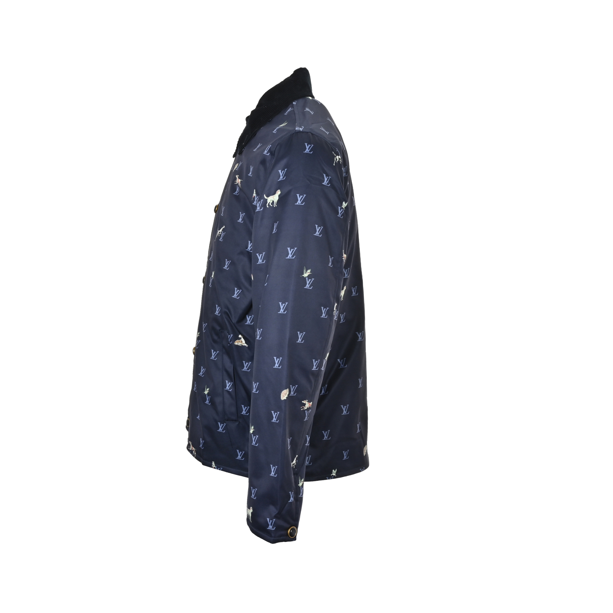 本地自取:💰380
Louis Vuitton/路易威登 动物满印灯芯绒翻领夹克外套
正品25500购入开发,定制斜纹高密度聚酯纤维尼龙面料,定染灯芯绒,春亚纺里布夹棉800,定制工字扣、四合扣、拉链、链条、商标,宽松版型
Size:46 48 50 52