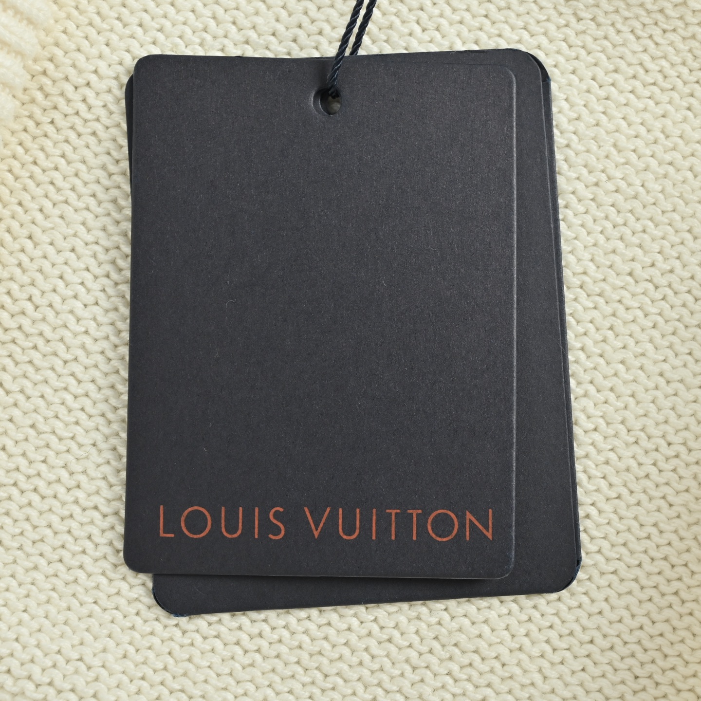 Louis Vuitton/路易威登 25Fw 下摆五金字母徽标开衫毛衣