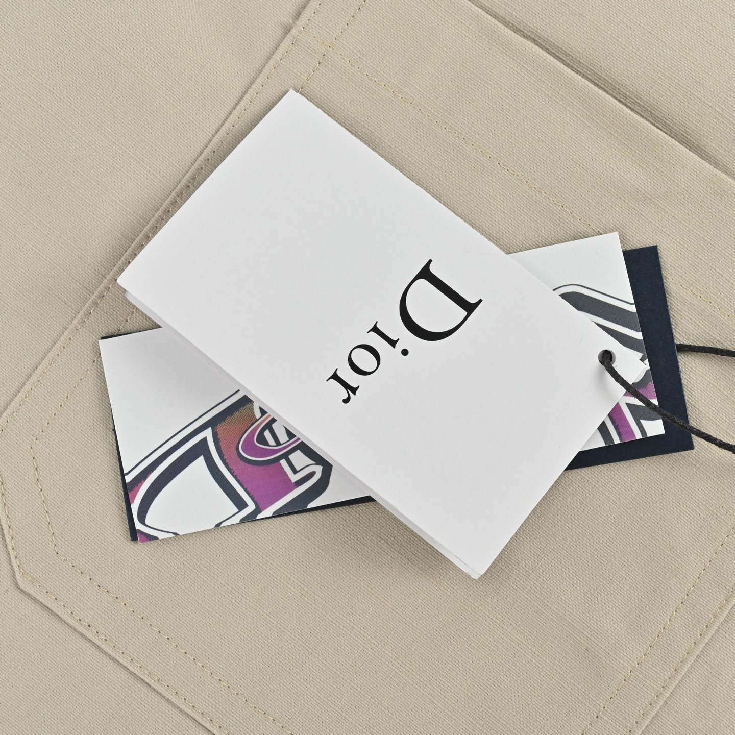 Dior/迪奥 25Fw 联名款刺绣徽标帆布衬衫外套