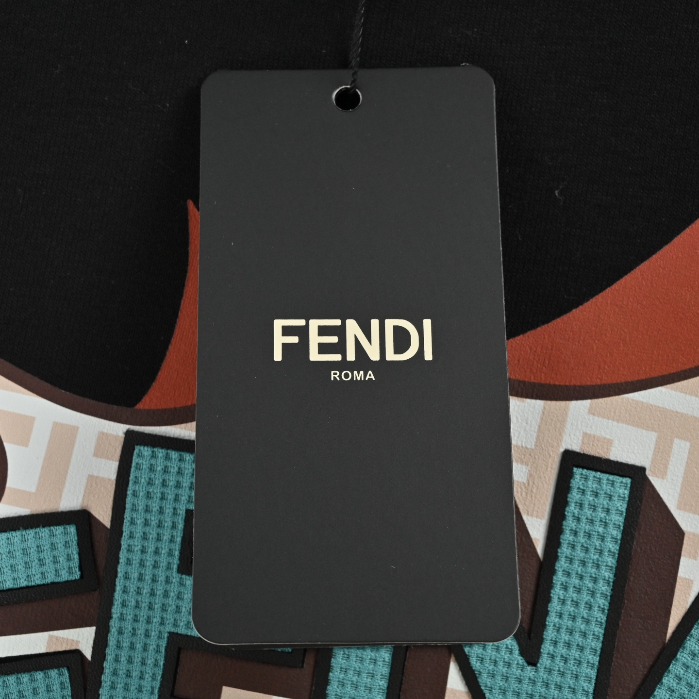 Fendi/芬迪 字母压胶印花连帽卫衣 芬迪新款连帽卫衣卫衣