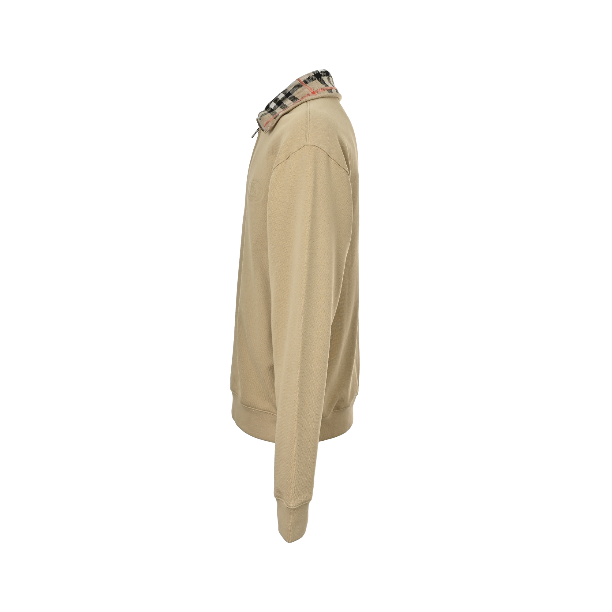 本地自取:💰300
Burberry/巴宝莉 格纹领半拉链卫衣
原版7400购入,原版面布450g定制定染鱼鳞布料,领子全羊毛材质,羊毛纱线黑色,卡其色,白色,红色按原版材质染色。拉链按原版色电镀。进口机绣花,拼接羊毛领,匠心制作,还原原版。
Size:S-XL