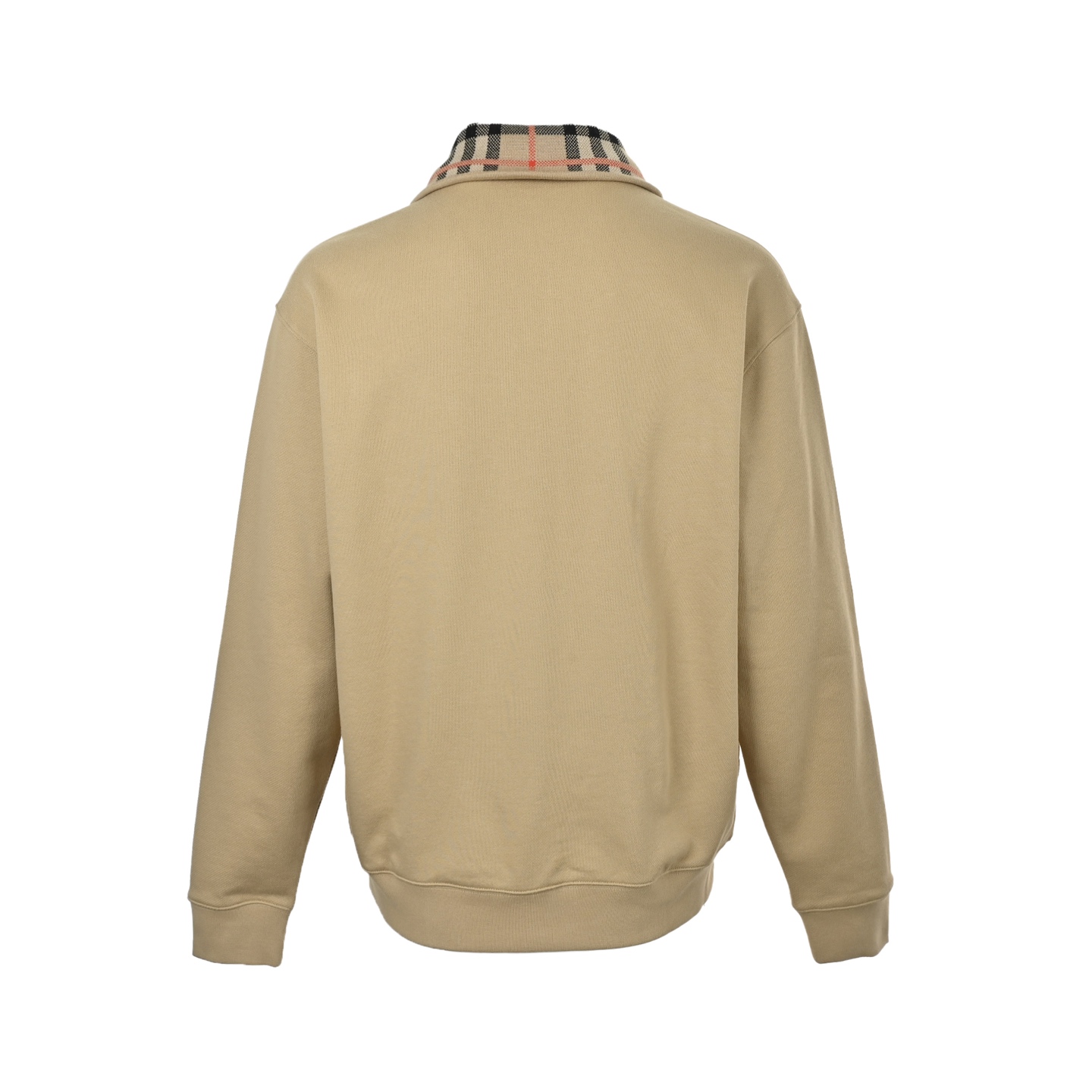 Burberry/巴宝莉 格纹领半拉链卫衣