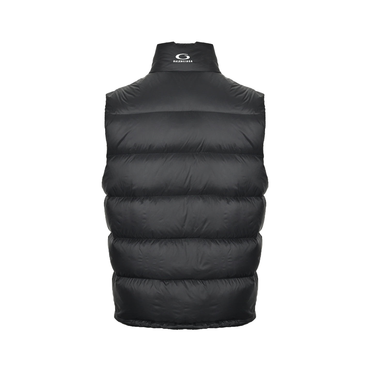 Balenciaga/巴黎世家 后领环形绣羽绒马甲