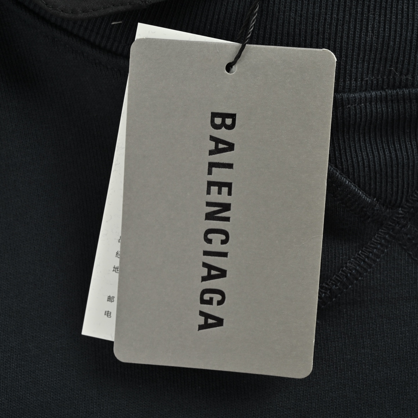 Balenciaga/巴黎世家 前后刺绣假两件Polo领卫衣