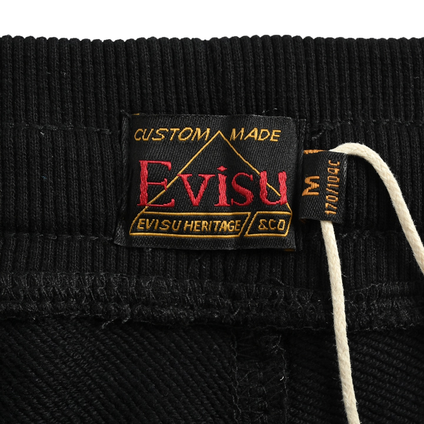 Evisu/福神 烫金刺绣字母长裤