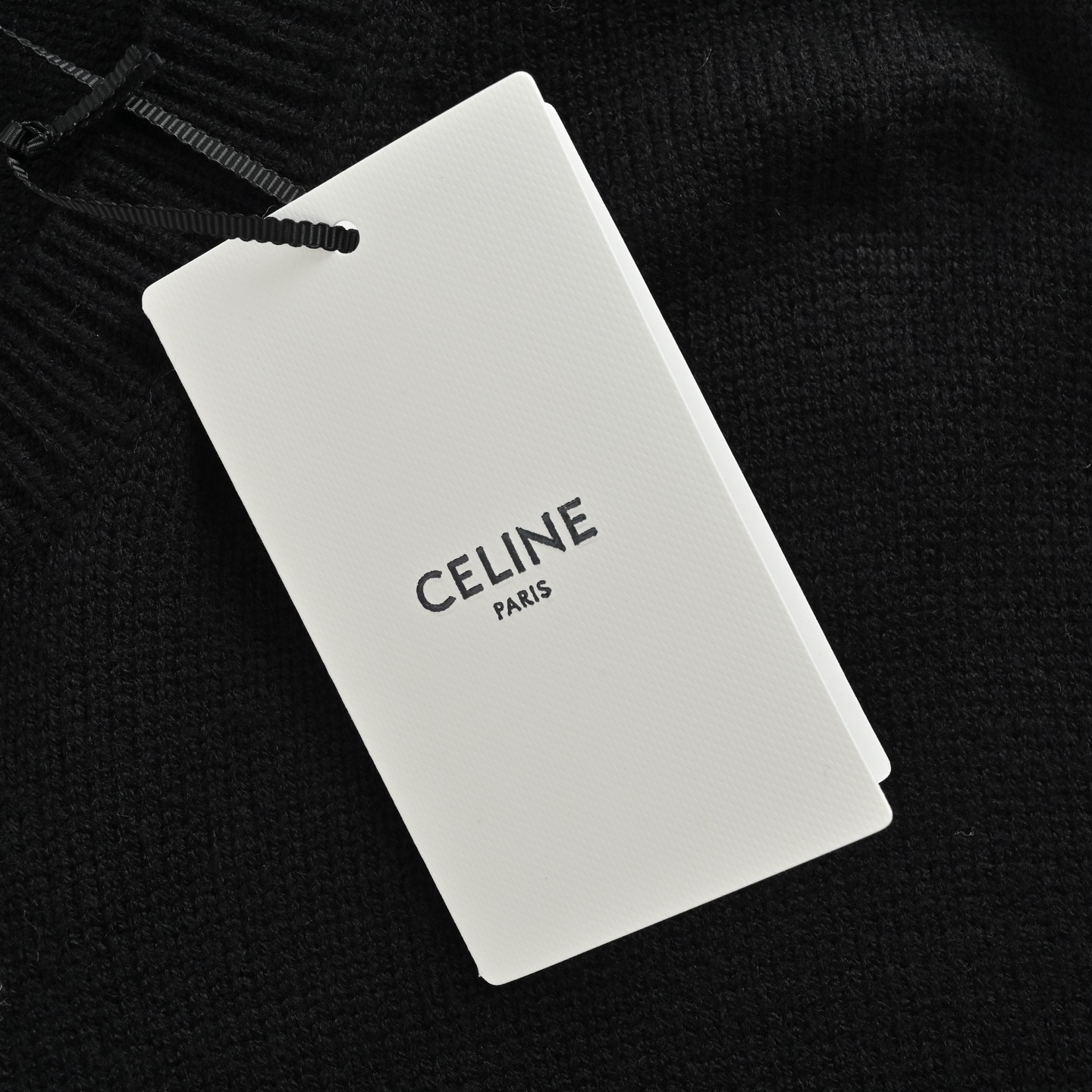 Celine/赛琳 胸口凯旋门提花logo毛衣 CELINE这款男士羊绒毛衣