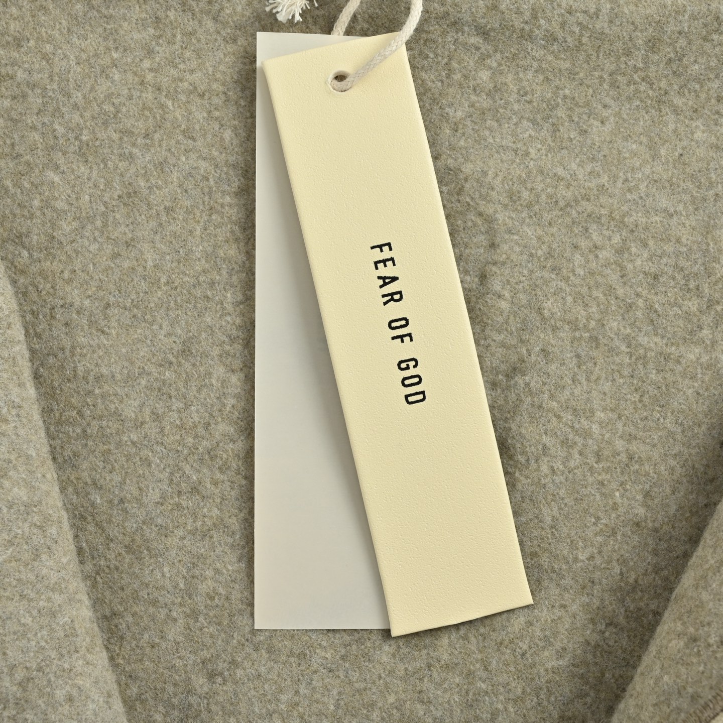 Fear of god Fog复线ESSENTIALS金属压胶拉链连帽外套
