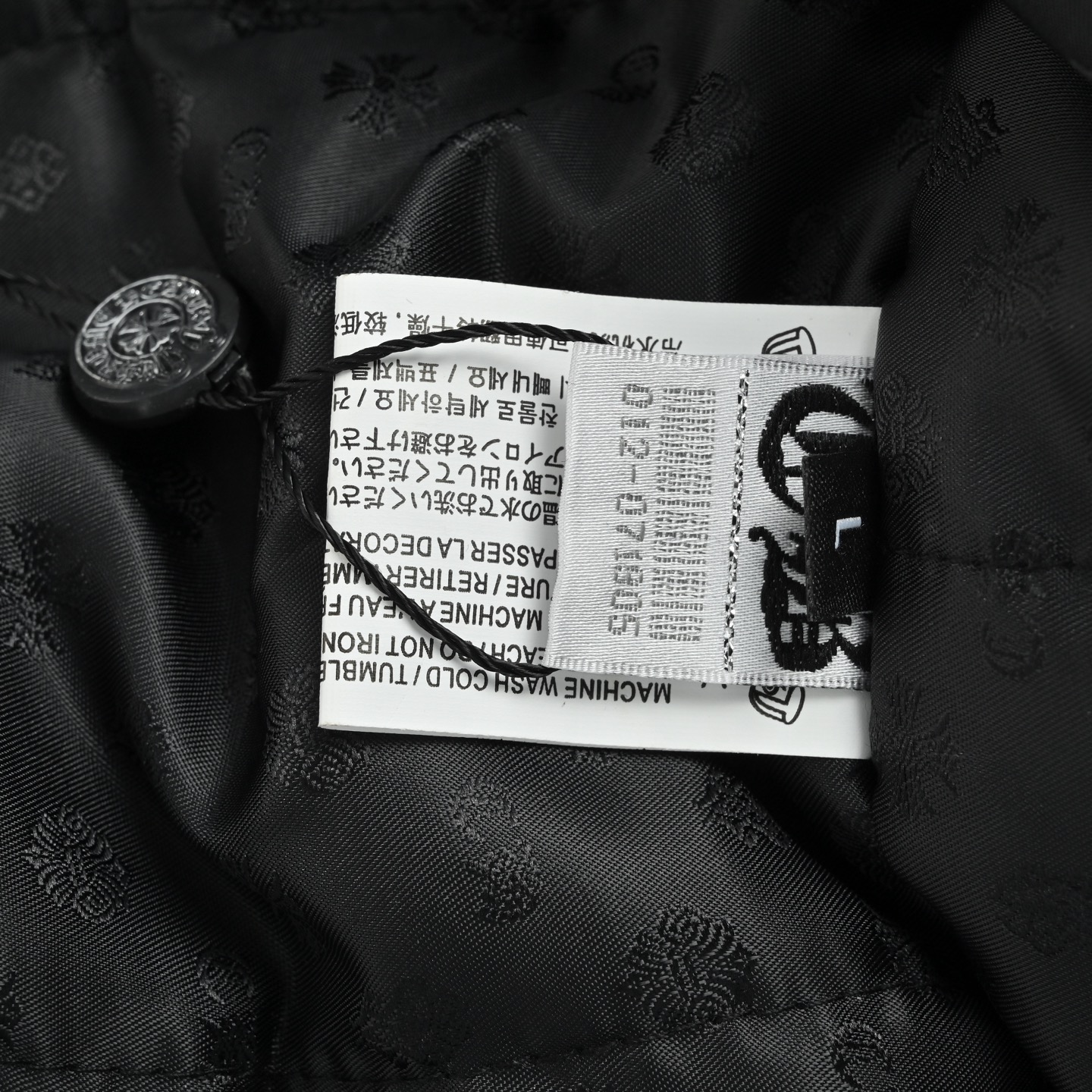 Chrome Hearts/克罗心25Fw重工刺绣五金棉服 黑色 绿色