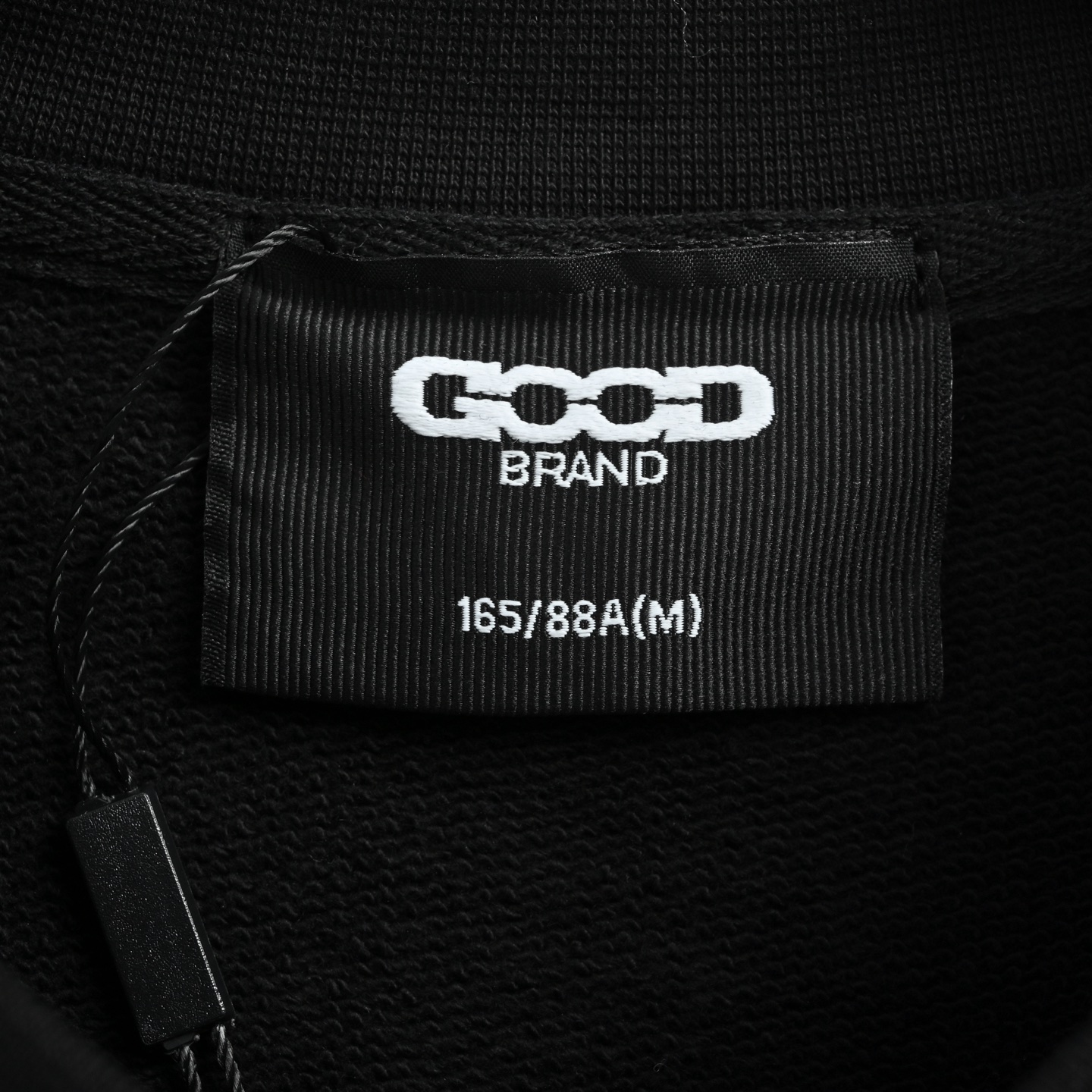 Good Brand 25Fw 小花标语刺绣圆领卫衣 黑色 白色