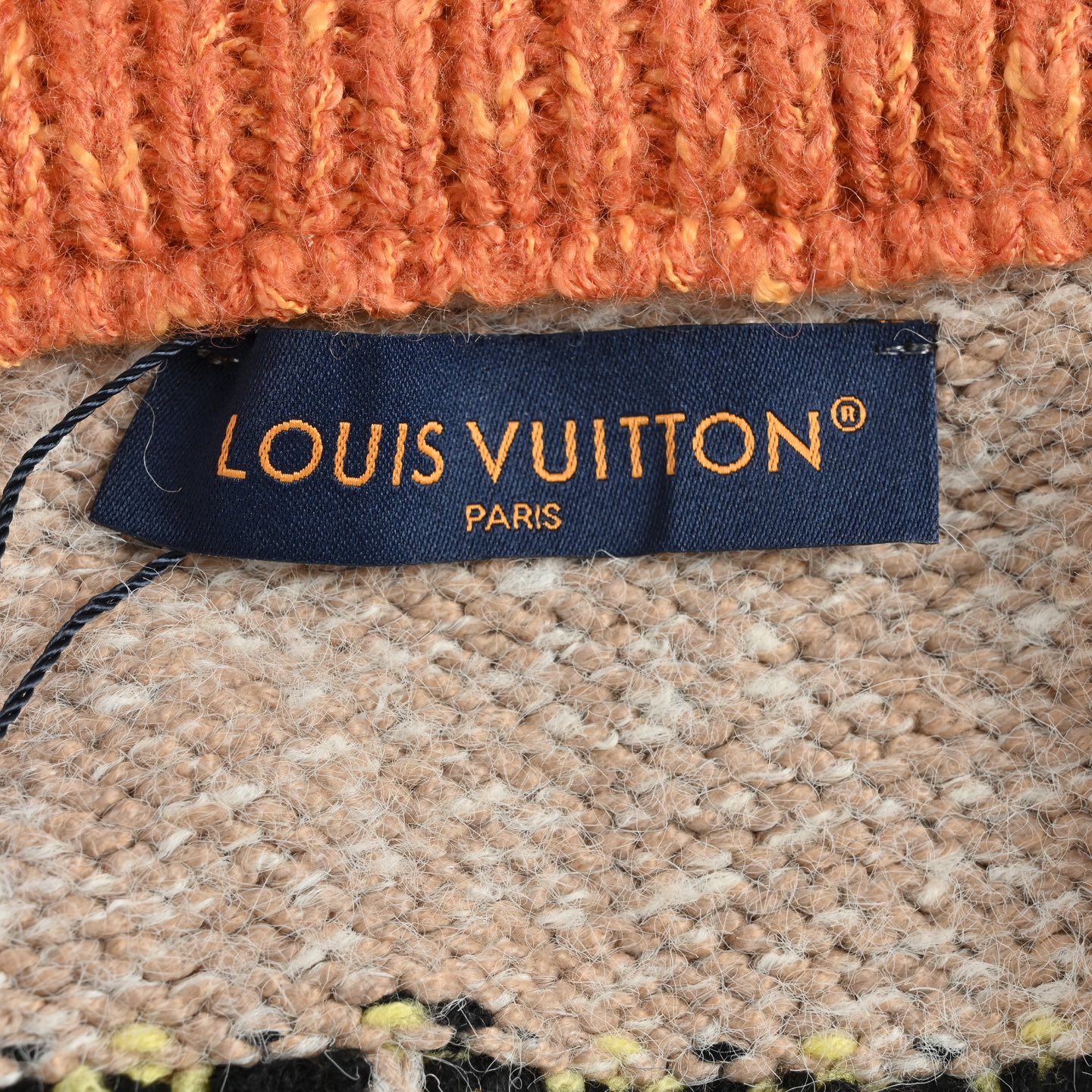 Louis Vuitton/路易威登 25Fw 龙虾提花针织拉链毛衣外套