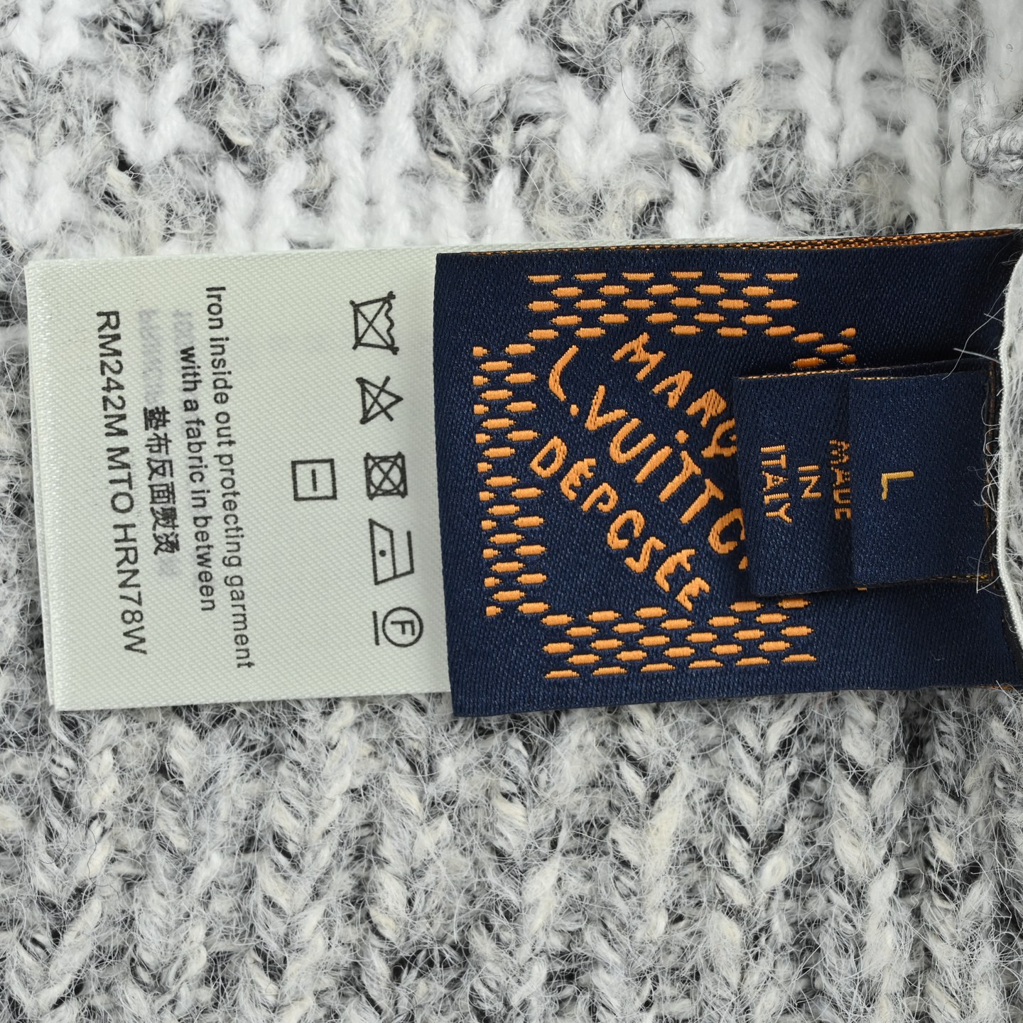 Louis Vuitton/路易威登 25Fw 垂钓者田园提花针织拉链毛衣外套