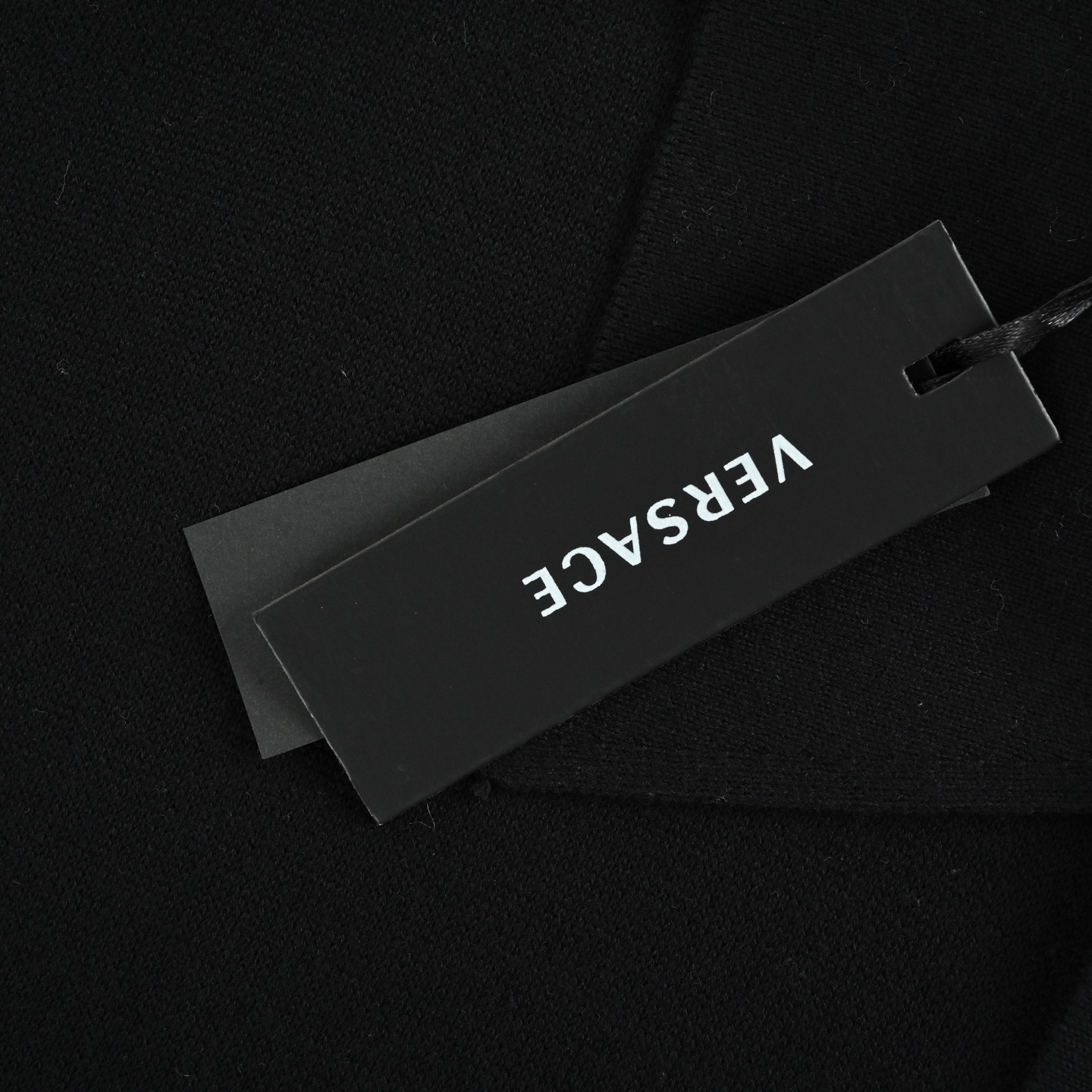 VERSACE/范思哲 金扣罗纹边针织开衫