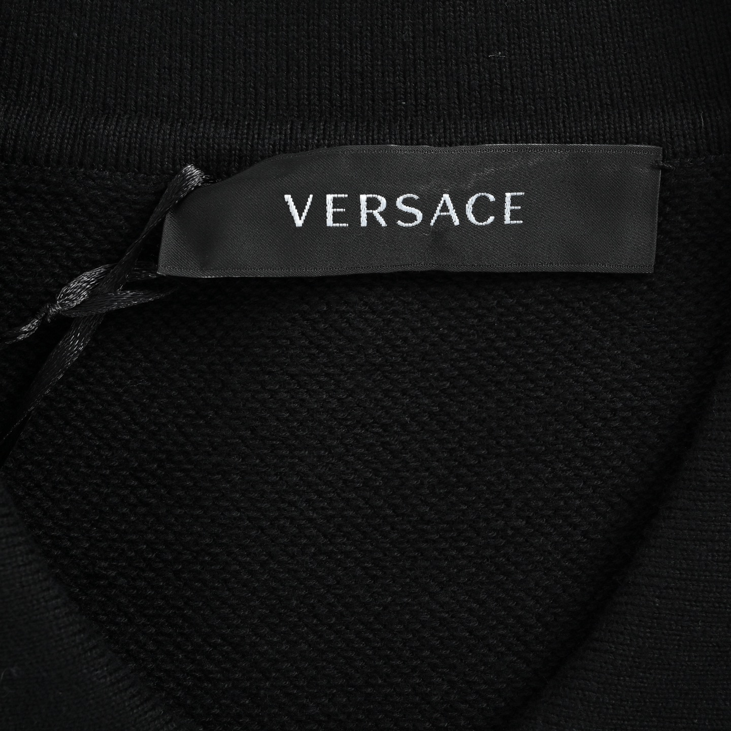 VERSACE/范思哲 金扣罗纹边针织开衫