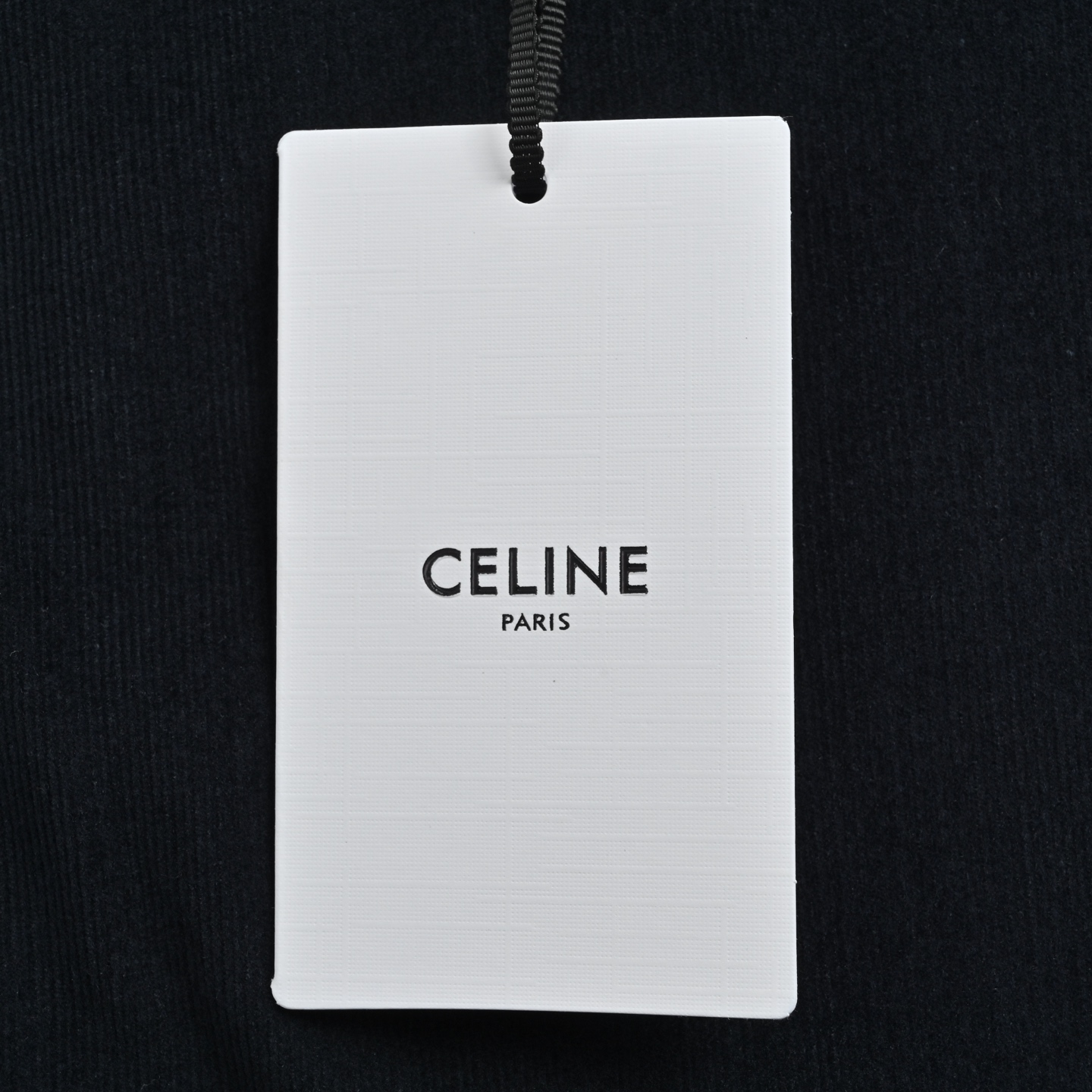 Celine/赛琳 凯旋门刺绣口袋衬衫 定制御绒凸纹缎面棉